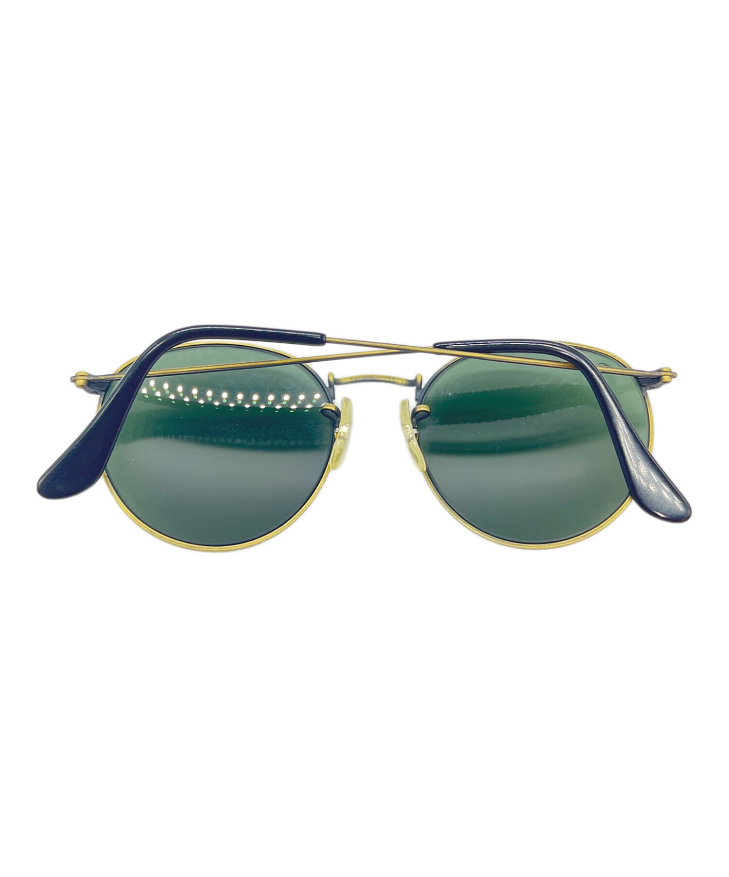 中古・古着通販】RAY-BAN (レイバン) サングラス グリーン×ゴールド