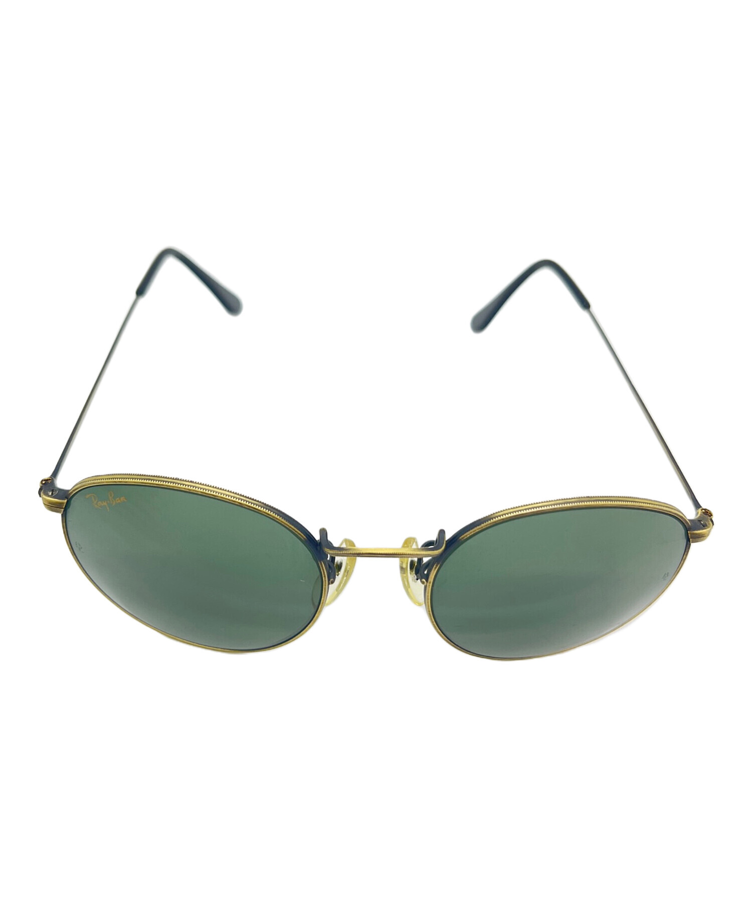 中古・古着通販】RAY-BAN (レイバン) サングラス グリーン×ゴールド