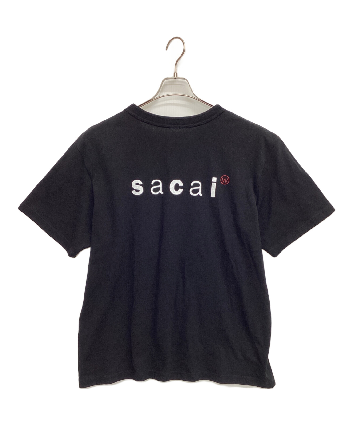【未使用品】Sacai (サカイ)　半袖Tシャツ カットソー 25-07805 中古・古着通販】sacai (サカイ) 半袖カットソー ブラック サイズ:5