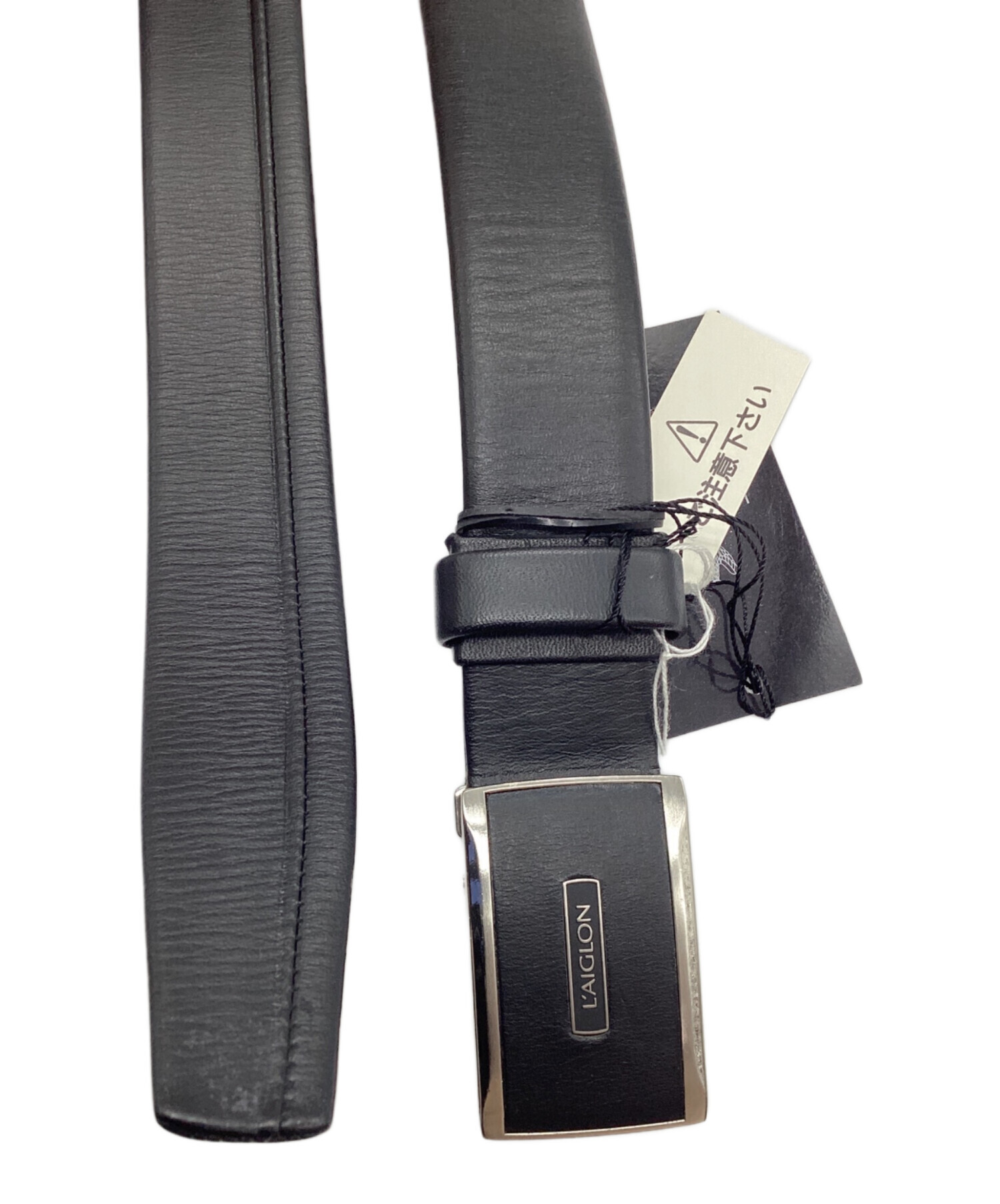 中古・古着通販】L'AIGLON (レグロン) レザーベルト ブラック 未使用品
