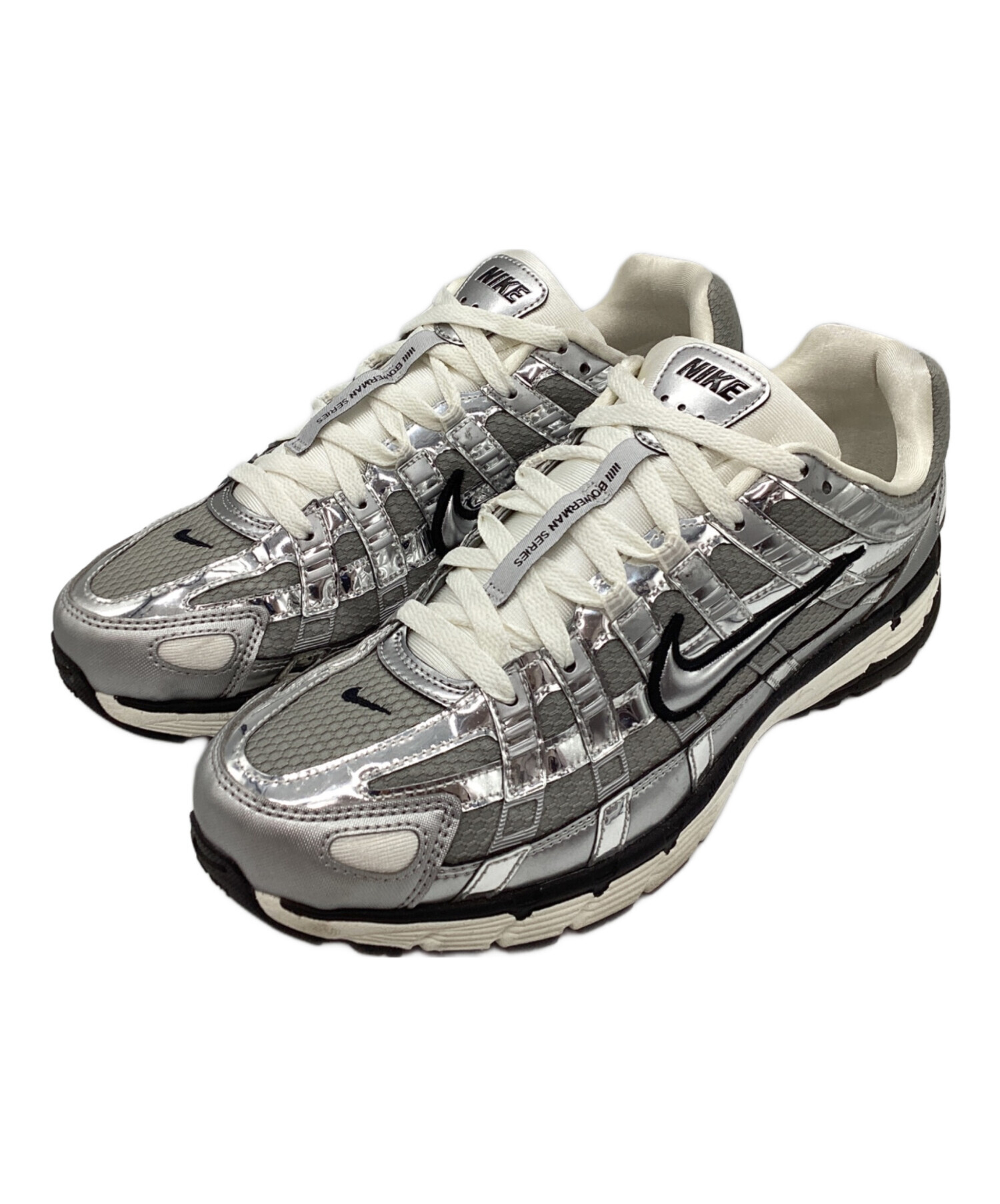中古・古着通販】NIKE (ナイキ) スニーカー シルバー×ホワイト サイズ