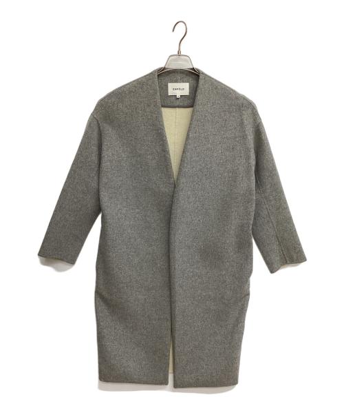 中古・古着通販】ENFOLD (エンフォルド) ウールコート グレー サイズ