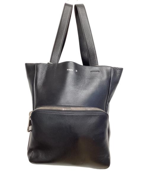 中古・古着通販】HIROFU (ヒロフ) レザーリュック ブラック｜ブランド 