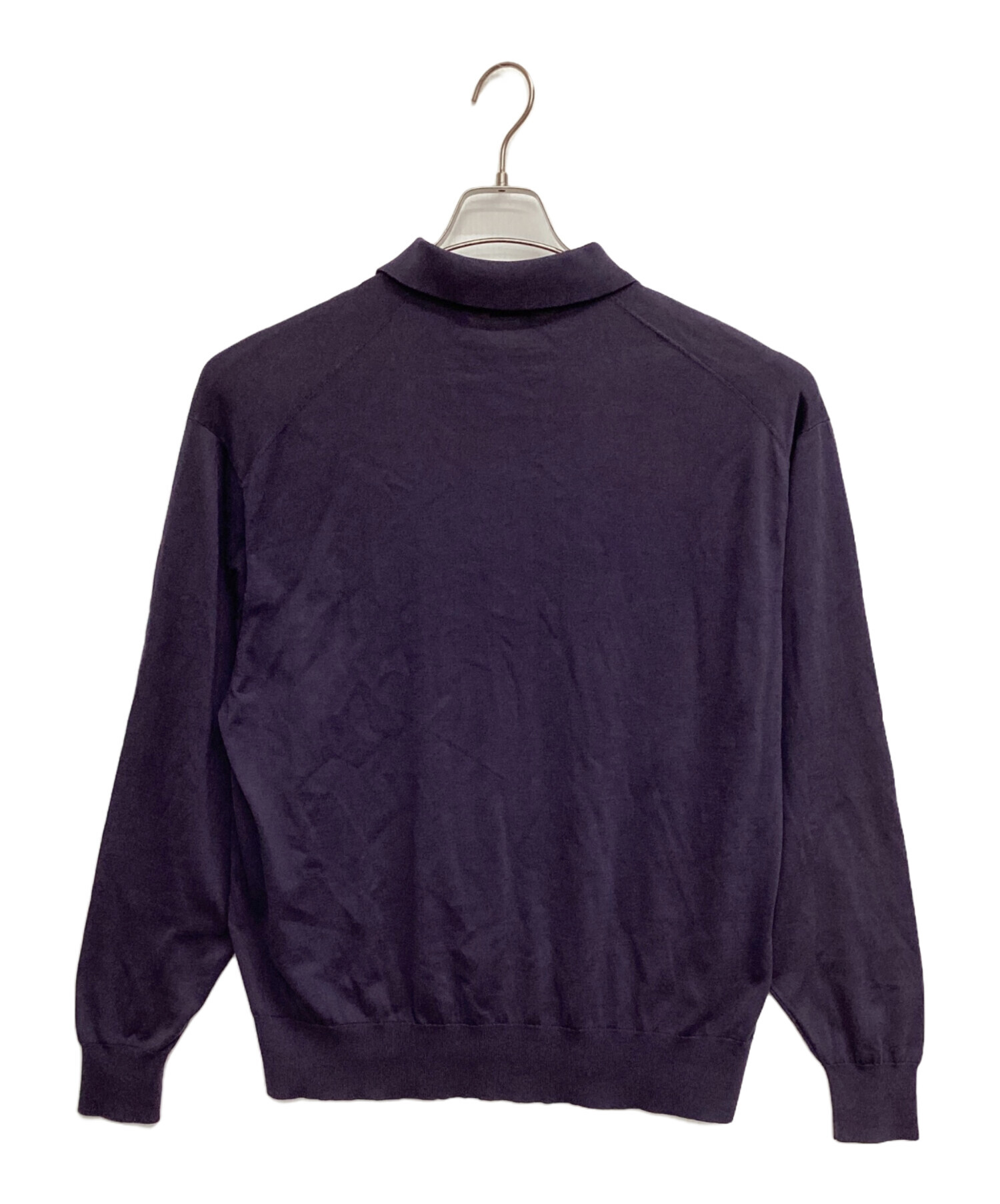 中古・古着通販】COMOLI (コモリ) ポロシャツ ネイビー サイズ:記載