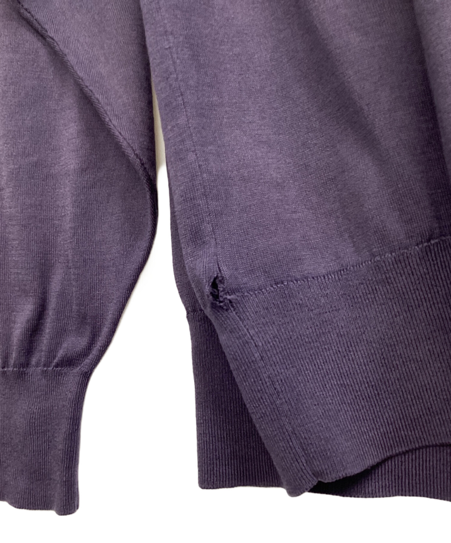 中古・古着通販】COMOLI (コモリ) ポロシャツ ネイビー サイズ:記載