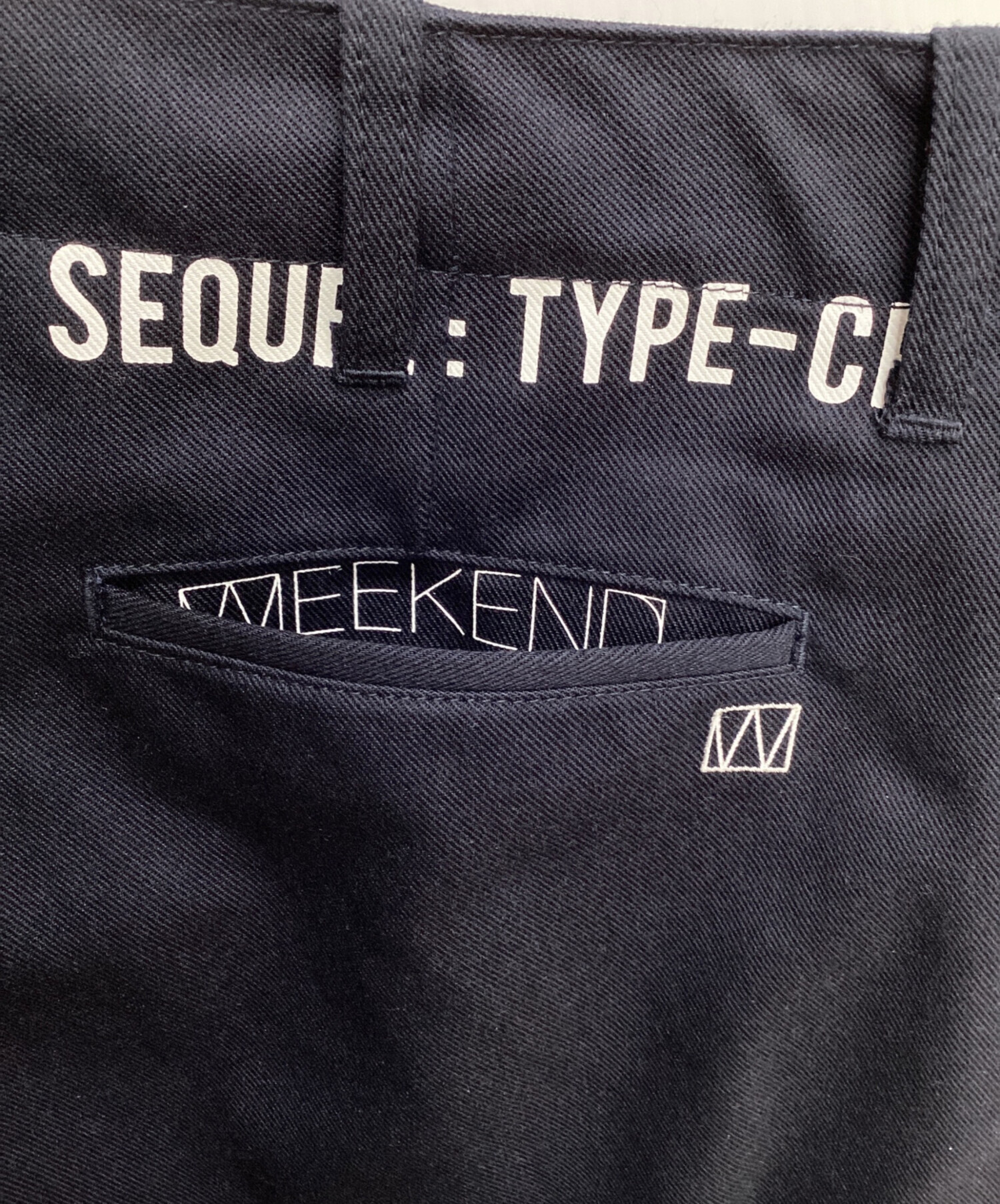 SEQUEL チノパン　ネイビー　Lサイズ 中古・古着通販】SEQUEL (シークエル) チノパン ネイビー サイズ:L