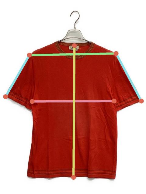 中古・古着通販】HERMES (エルメス) 半袖カットソー レッド サイズ