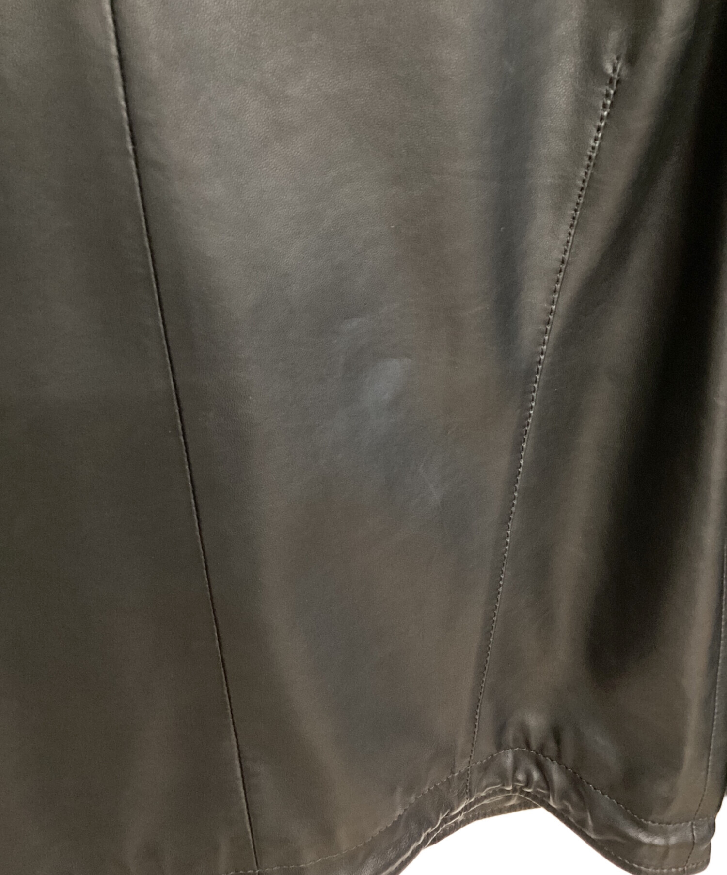 中古・古着通販】DIESEL (ディーゼル) ラムレザーレザージャケット