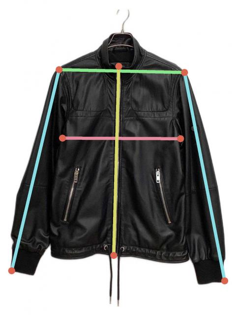 中古・古着通販】DIESEL (ディーゼル) ラムレザーレザージャケット