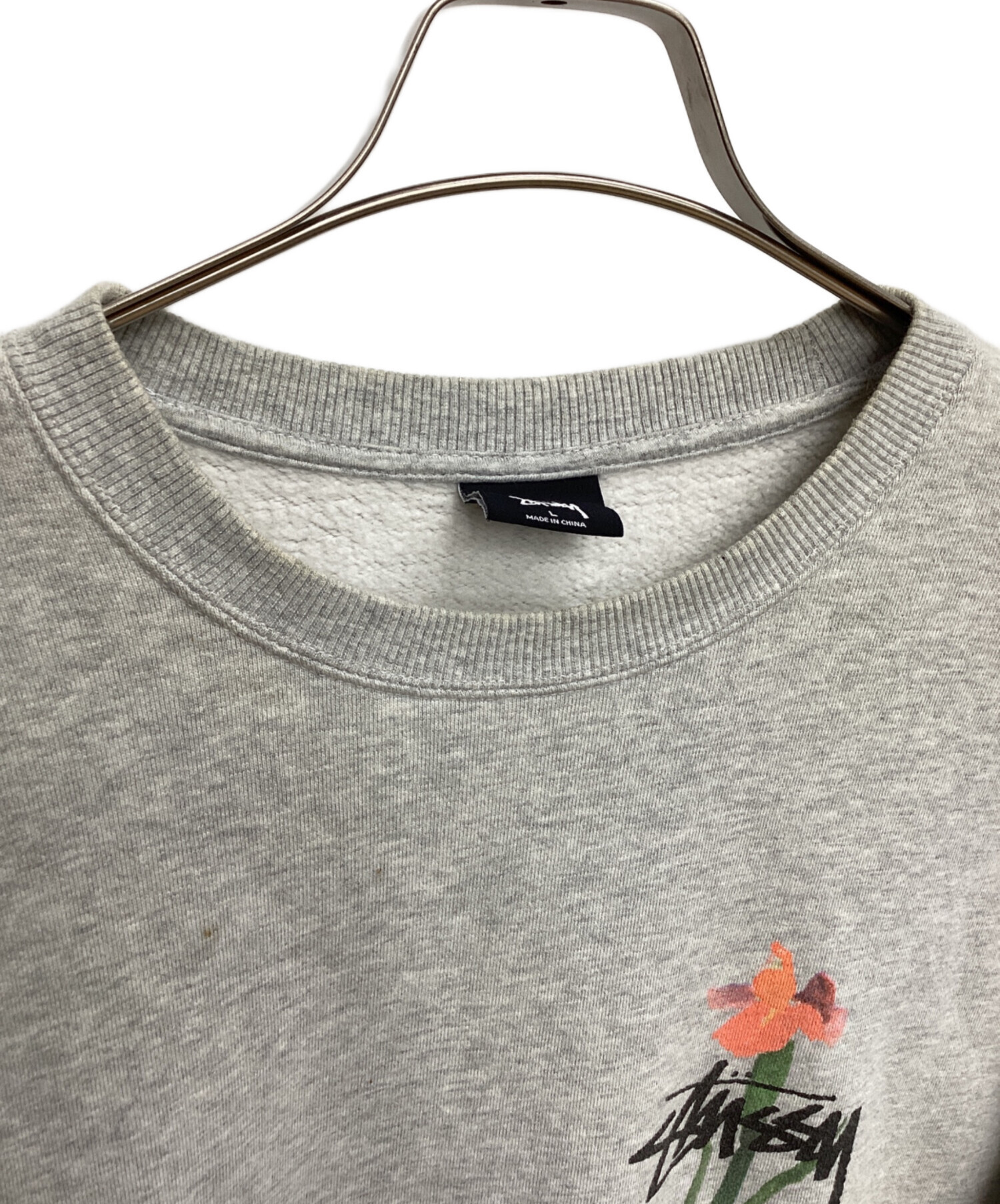 中古・古着通販】stussy (ステューシー) スウェット グレー サイズ:L