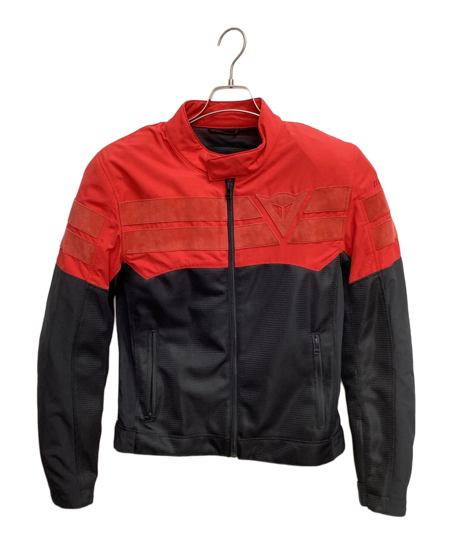 Dainese レザージャケット ブラック/レッド　サイズ46 Dainese Men's Motorcycle Jacket Super Speed 4 - Sport Leather with