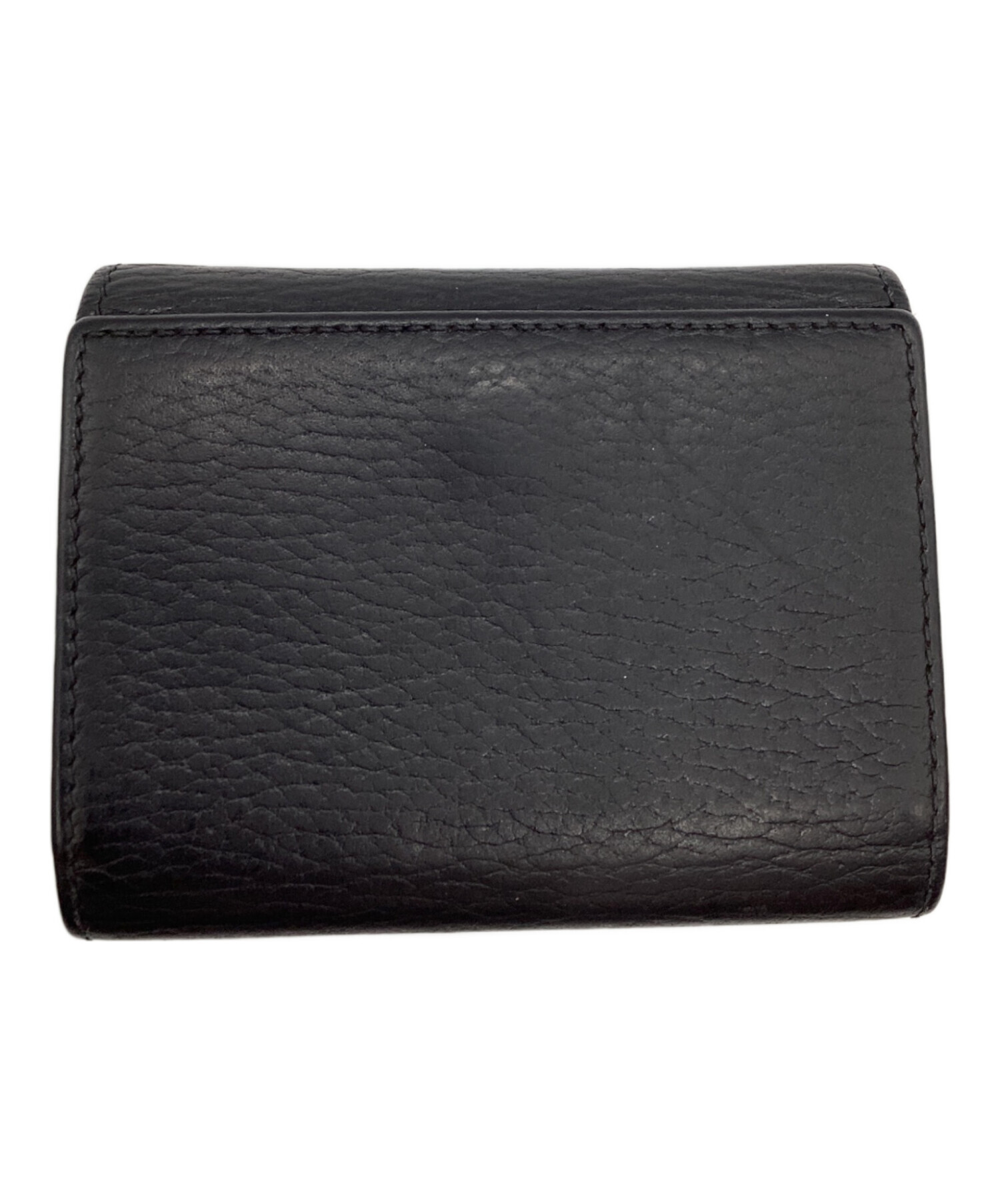 中古・古着通販】GUCCI (グッチ) 3つ折り財布 ブラック｜ブランド 