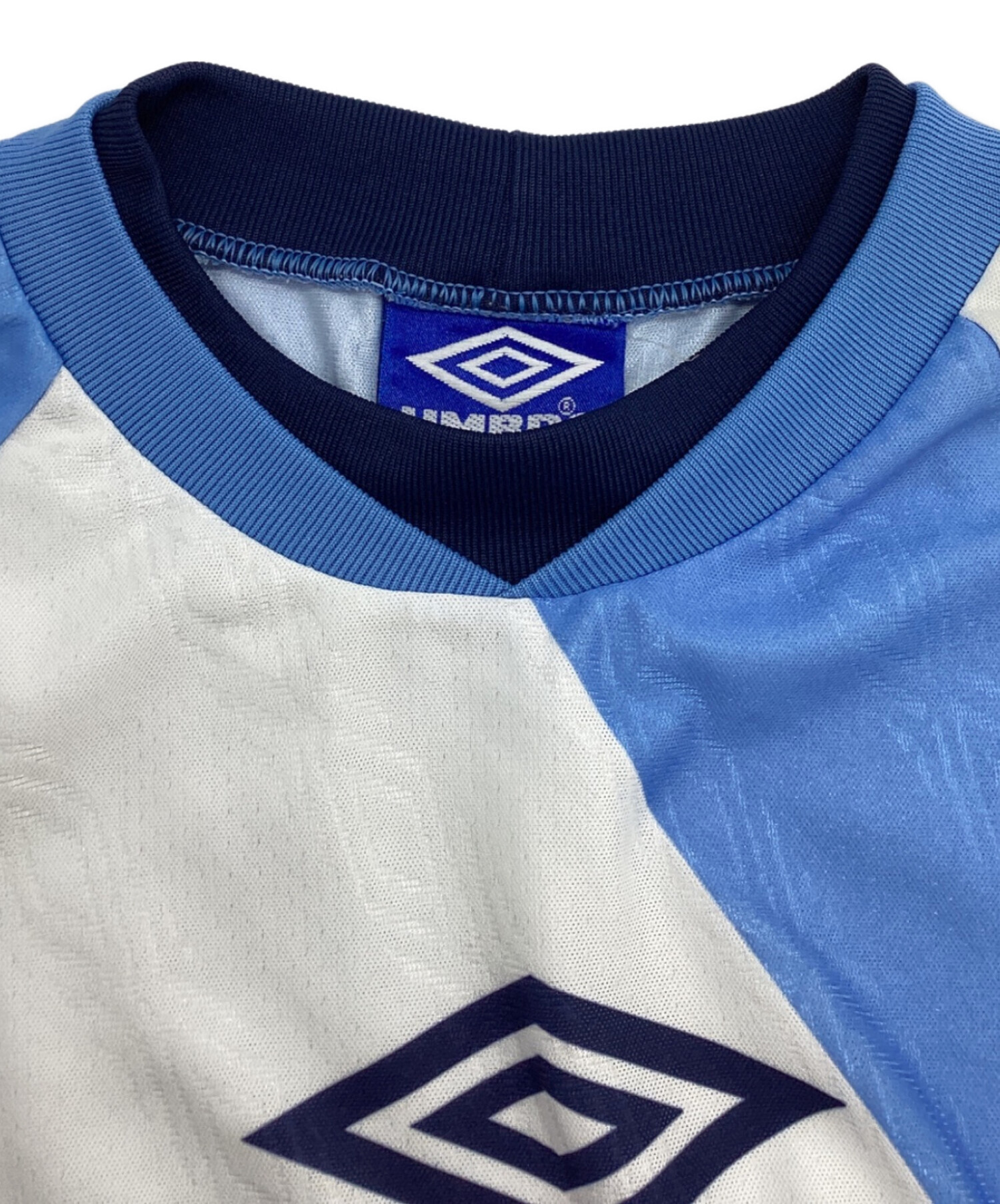 中古・古着通販】UMBRO (アンブロ) ゲームシャツ ブルー×ホワイト