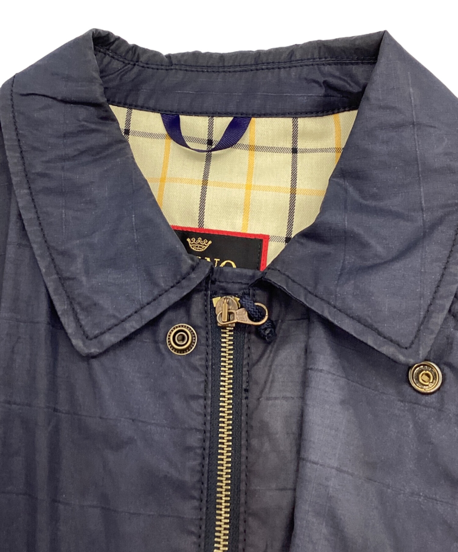 中古・古着通販】HERNO (ヘルノ) ジップベスト ネイビー サイズ:表記 