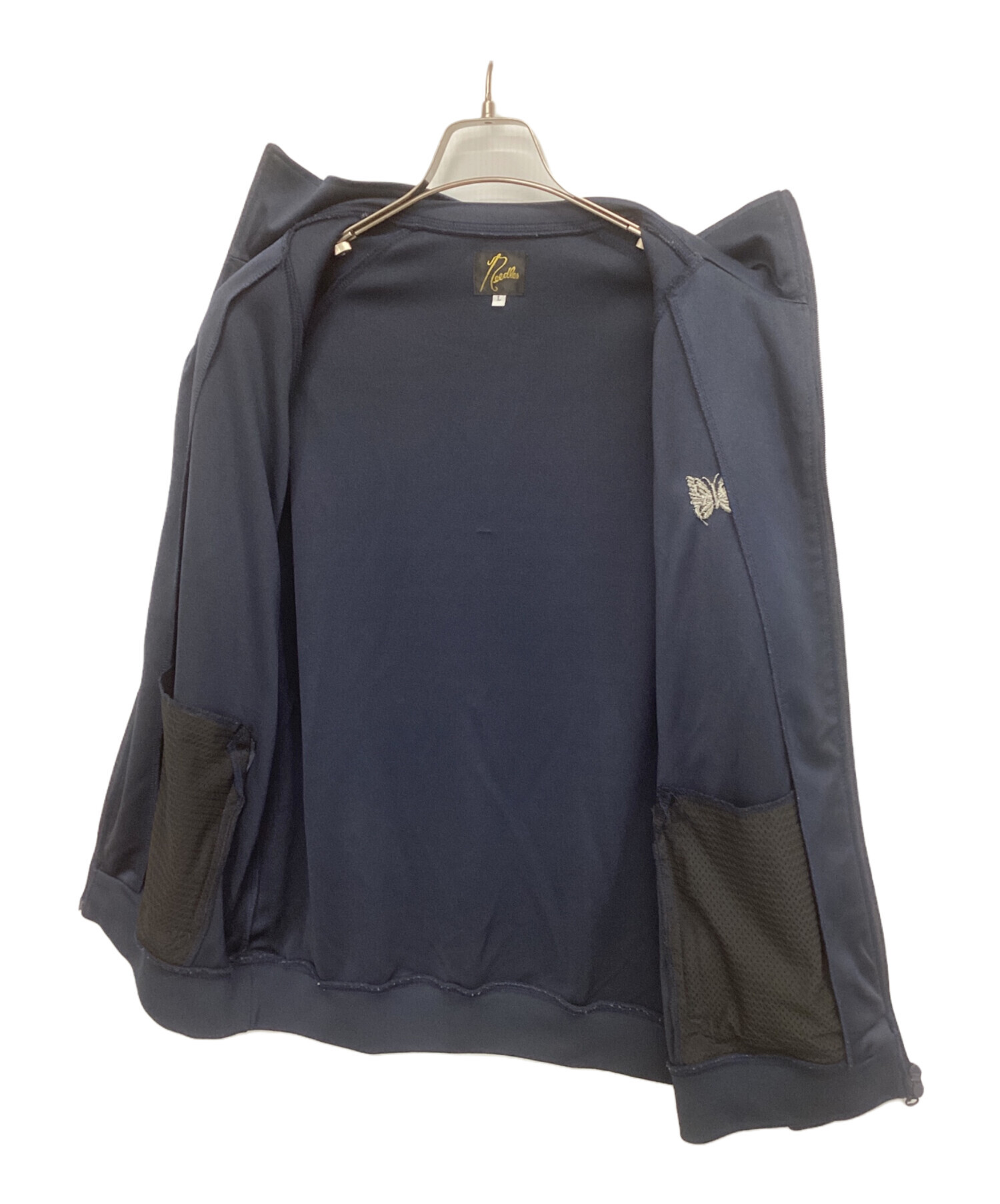 Needlesニードルズ トラックジャケット　ネイピー　L 中古・古着通販】Needles (ニードルズ) トラックジャケット ネイビー