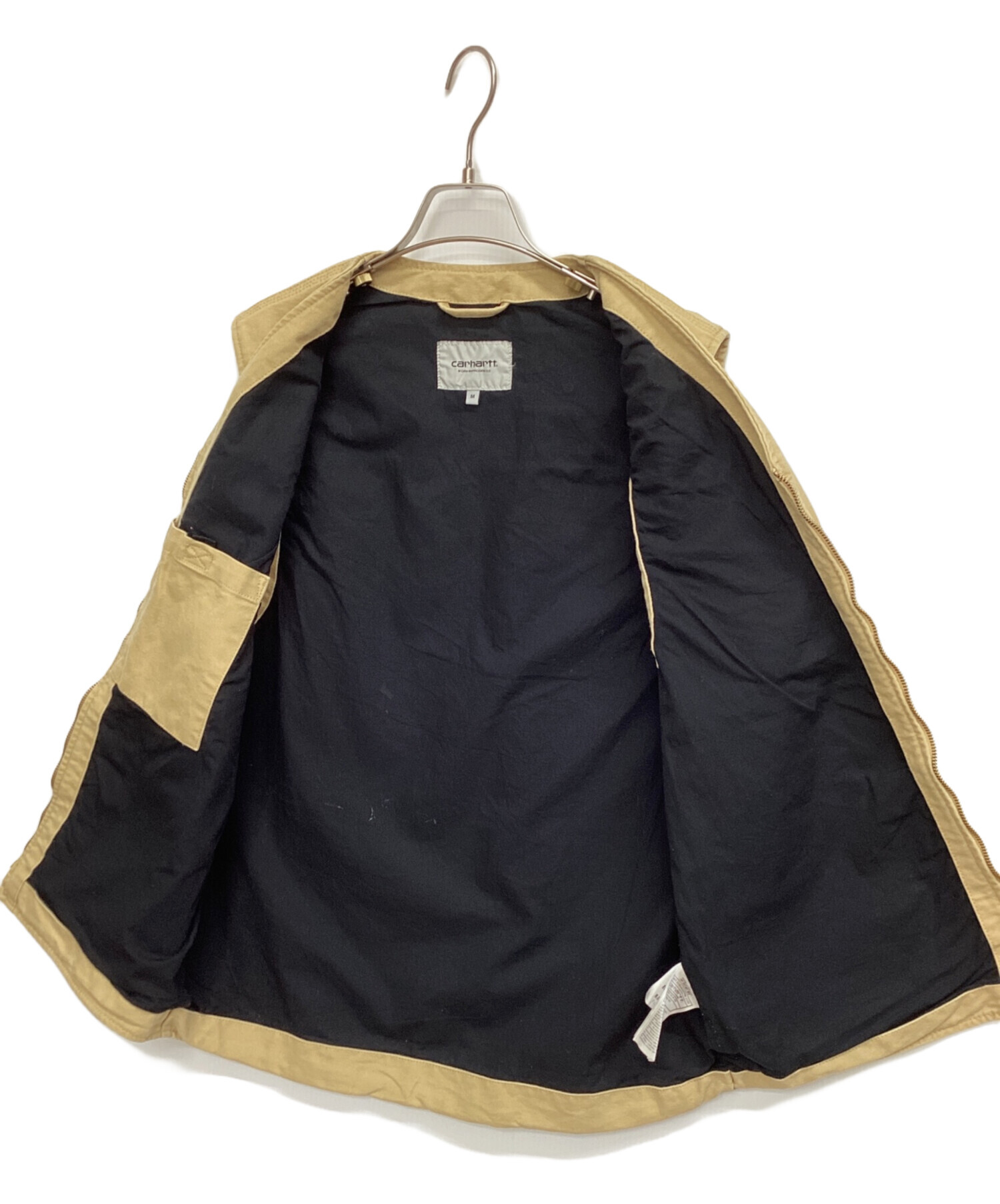 中古・古着通販】CarHartt (カーハート) ベスト ベージュ サイズ:M