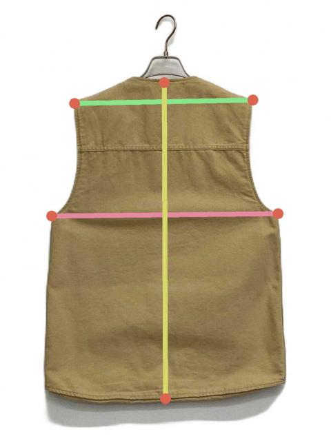 中古・古着通販】CarHartt (カーハート) ベスト ベージュ サイズ:M