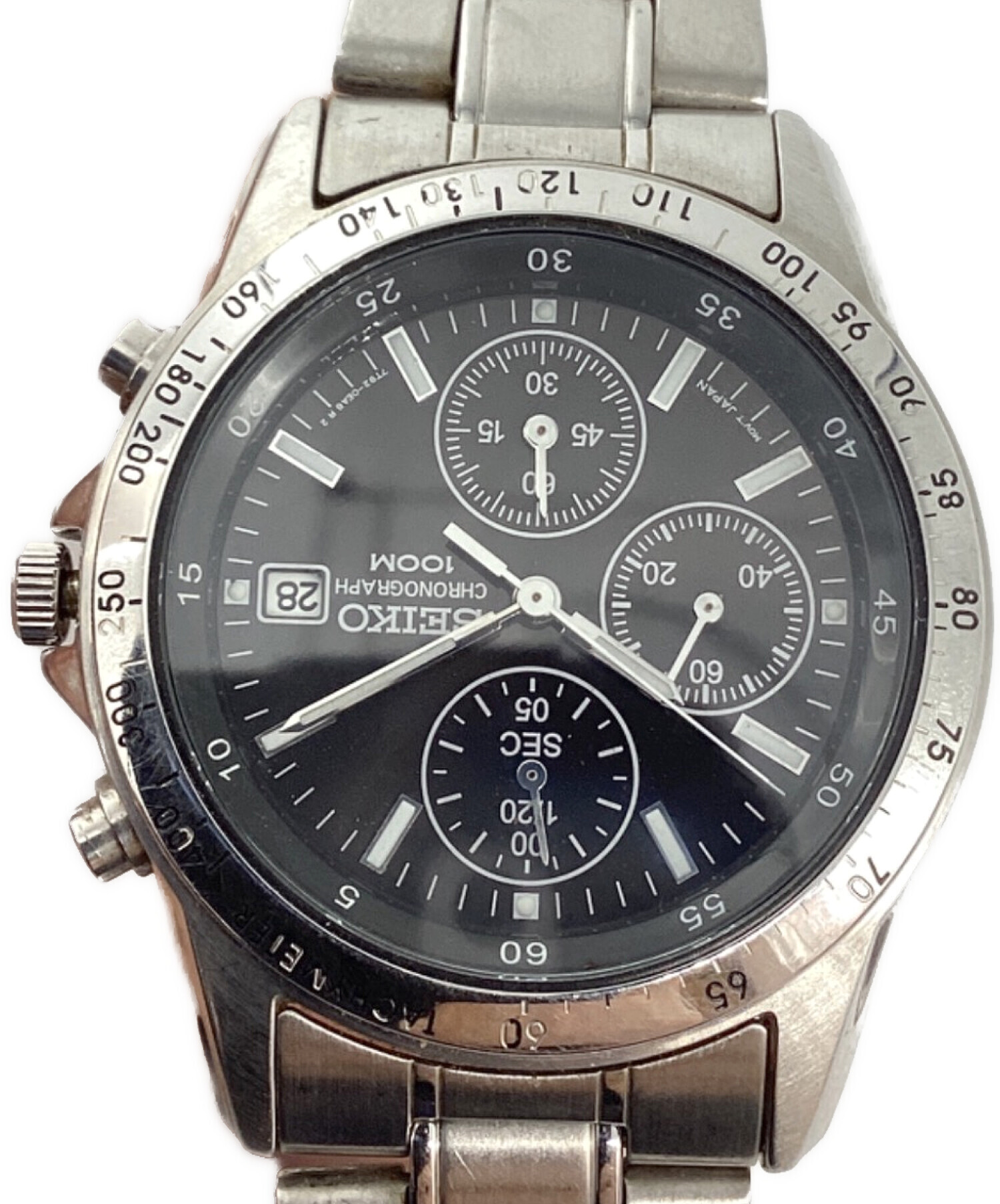 中古・古着通販】SEIKO (セイコー) クロノグラフ ホワイト｜ブランド 