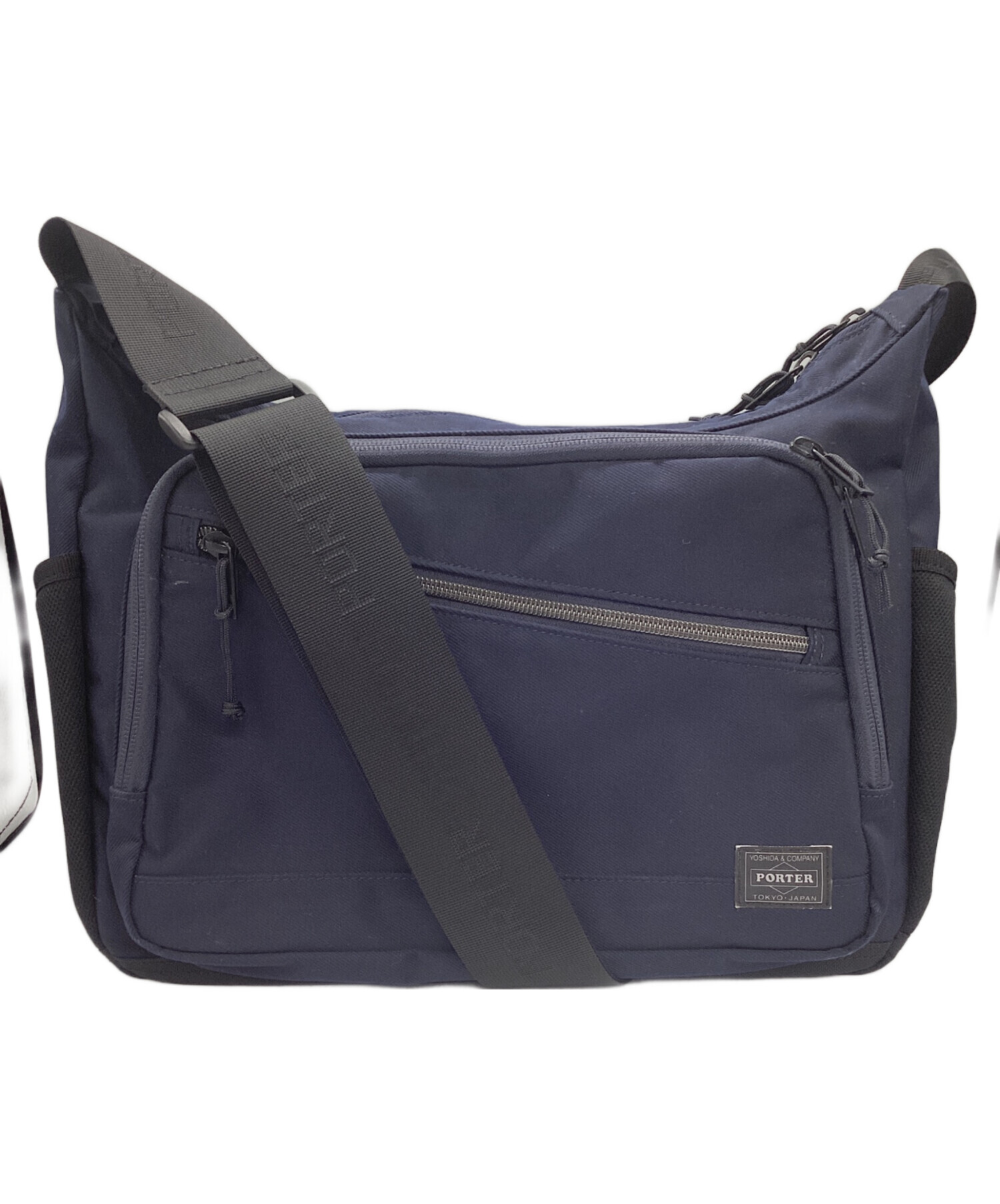 吉田カバン　ボディバッグ（ポーター、ボディバッグ、ネイビー） 値下げ中！PORTER⭐︎ボディバッグ ネイビー LIFT（PORTER） ポーター