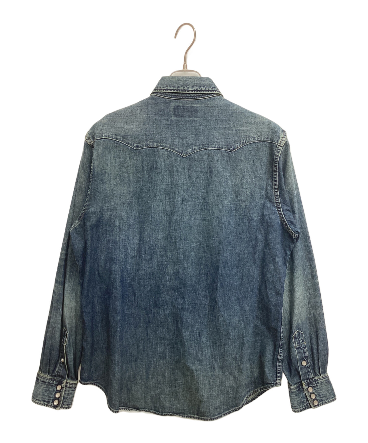 中古・古着通販】RRL (ダブルアールエル) デニムシャツ インディゴ 