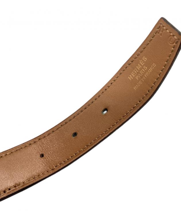 中古・古着通販】HERMES (エルメス) ホースバックルベルト ネイビー