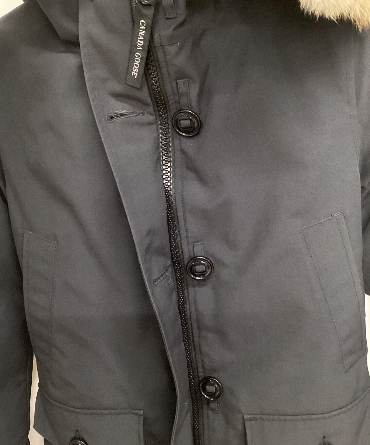 中古・古着通販】CANADA GOOSE (カナダグース) ダウンコート ネイビー 