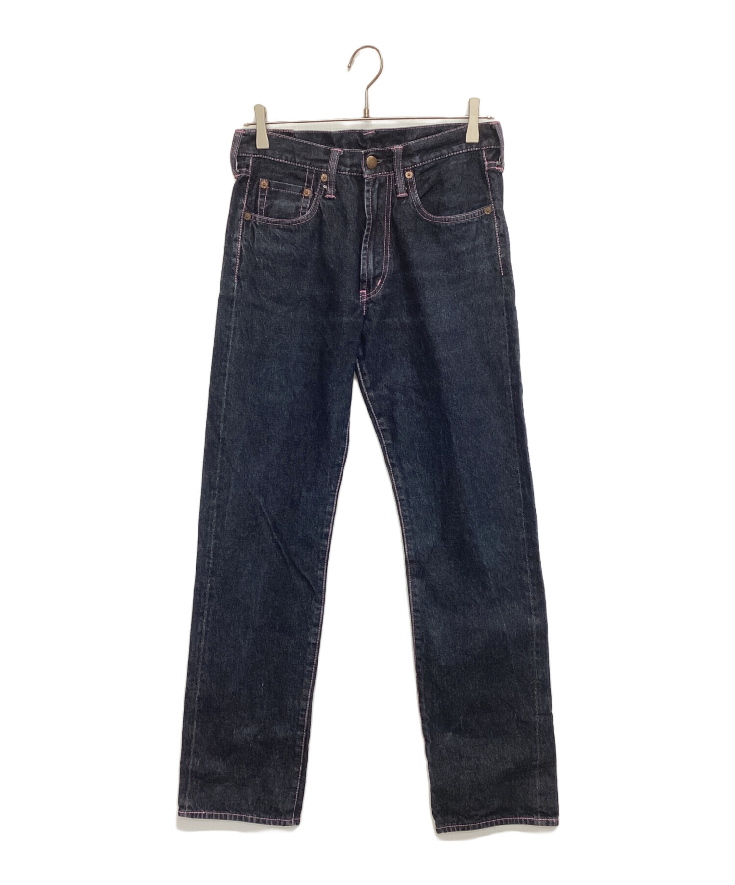 中古・古着通販】EVISU (エヴィス) デニムパンツ ネイビー サイズ:表記