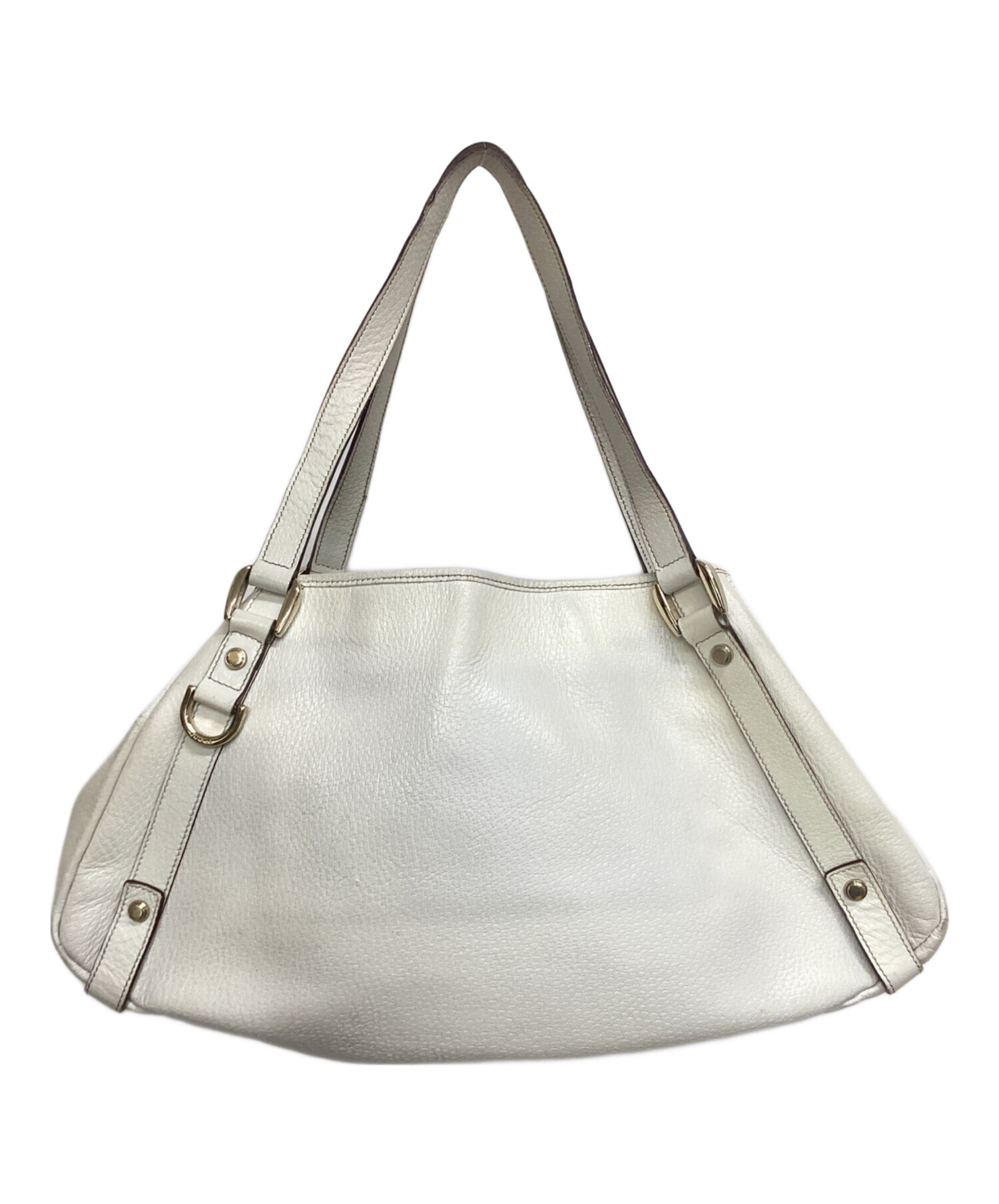 中古・古着通販】GUCCI (グッチ) ショルダーバッグ ホワイト｜ブランド 