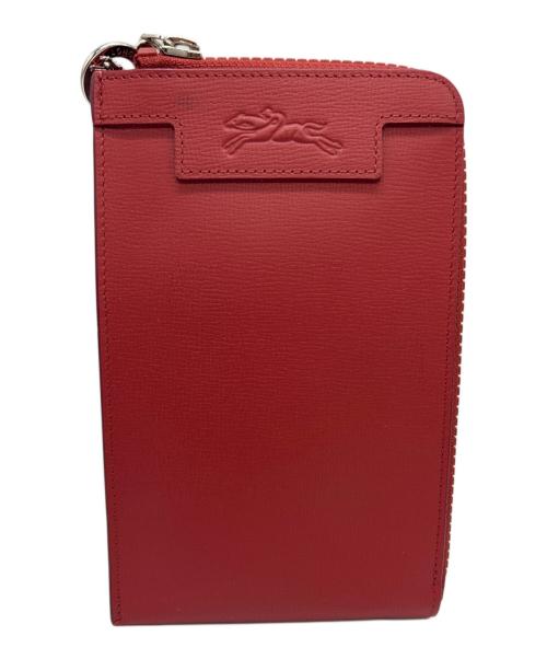 中古・古着通販】LONGCHAMP (ロンシャン) ショルダーポーチ レッド