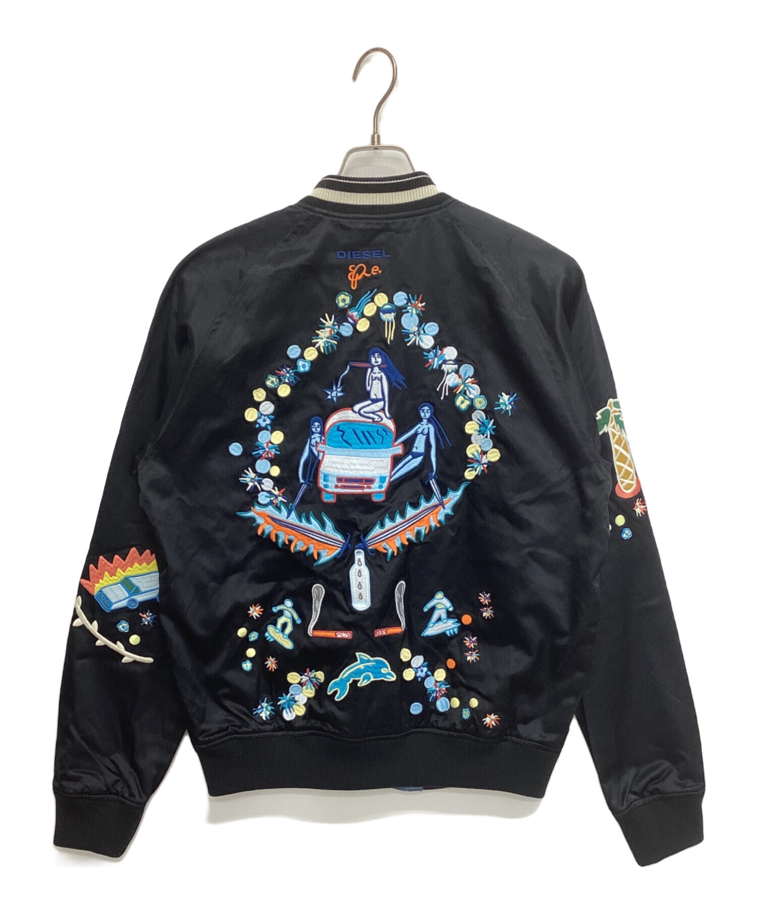中古・古着通販】DIESEL (ディーゼル) リバーシブルブルゾン ブラック 