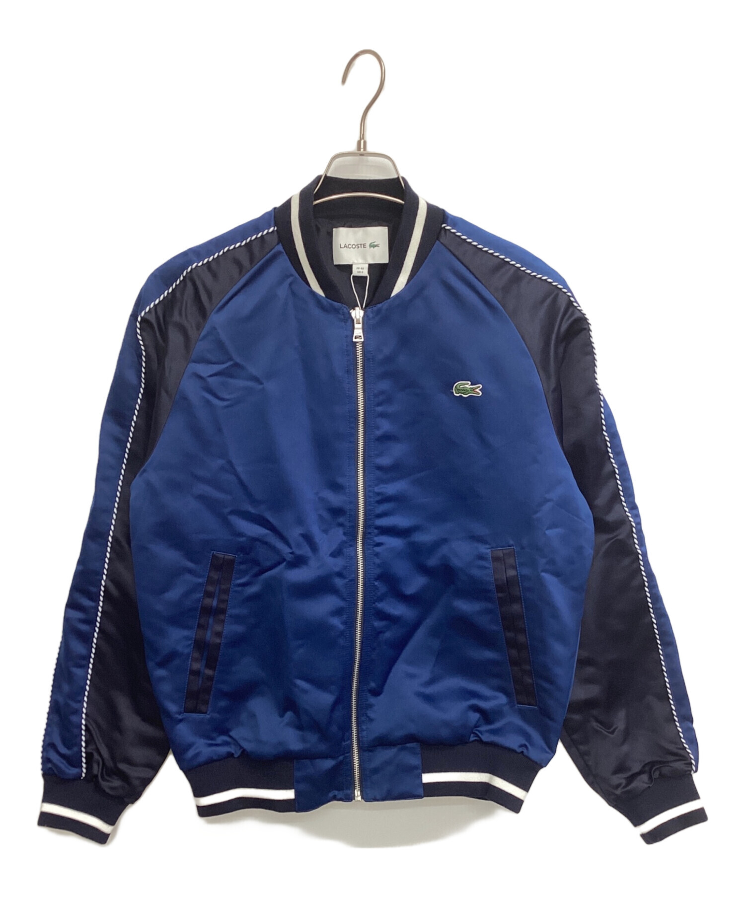 中古・古着通販】LACOSTE (ラコステ) リバーシブルブルゾン ブルー