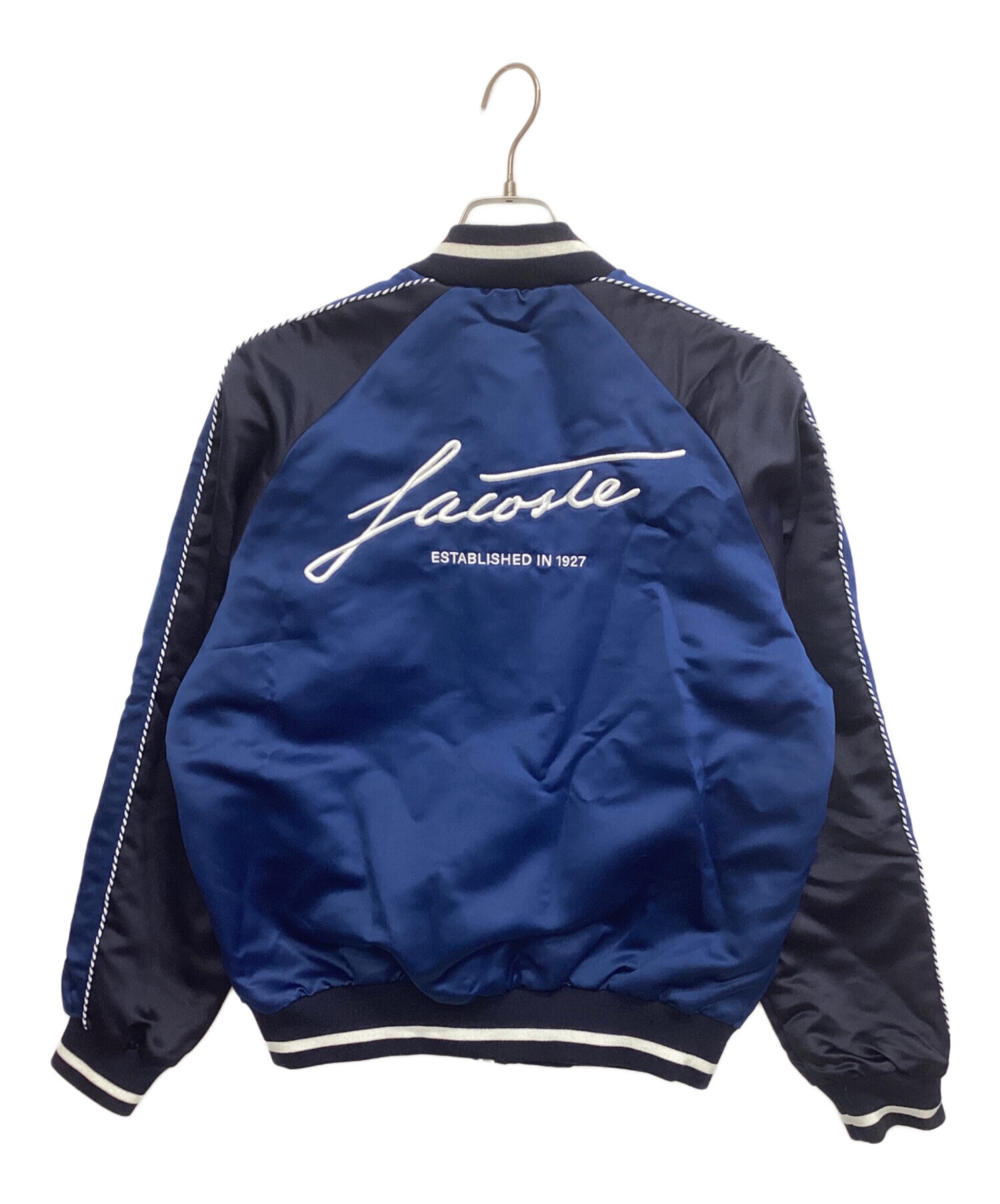 ラコステ　８０ｓ　ブルゾン　リバーシブル　ネイビー　美品 中古・古着通販】LACOSTE (ラコステ) リバーシブルブルゾン ブルー