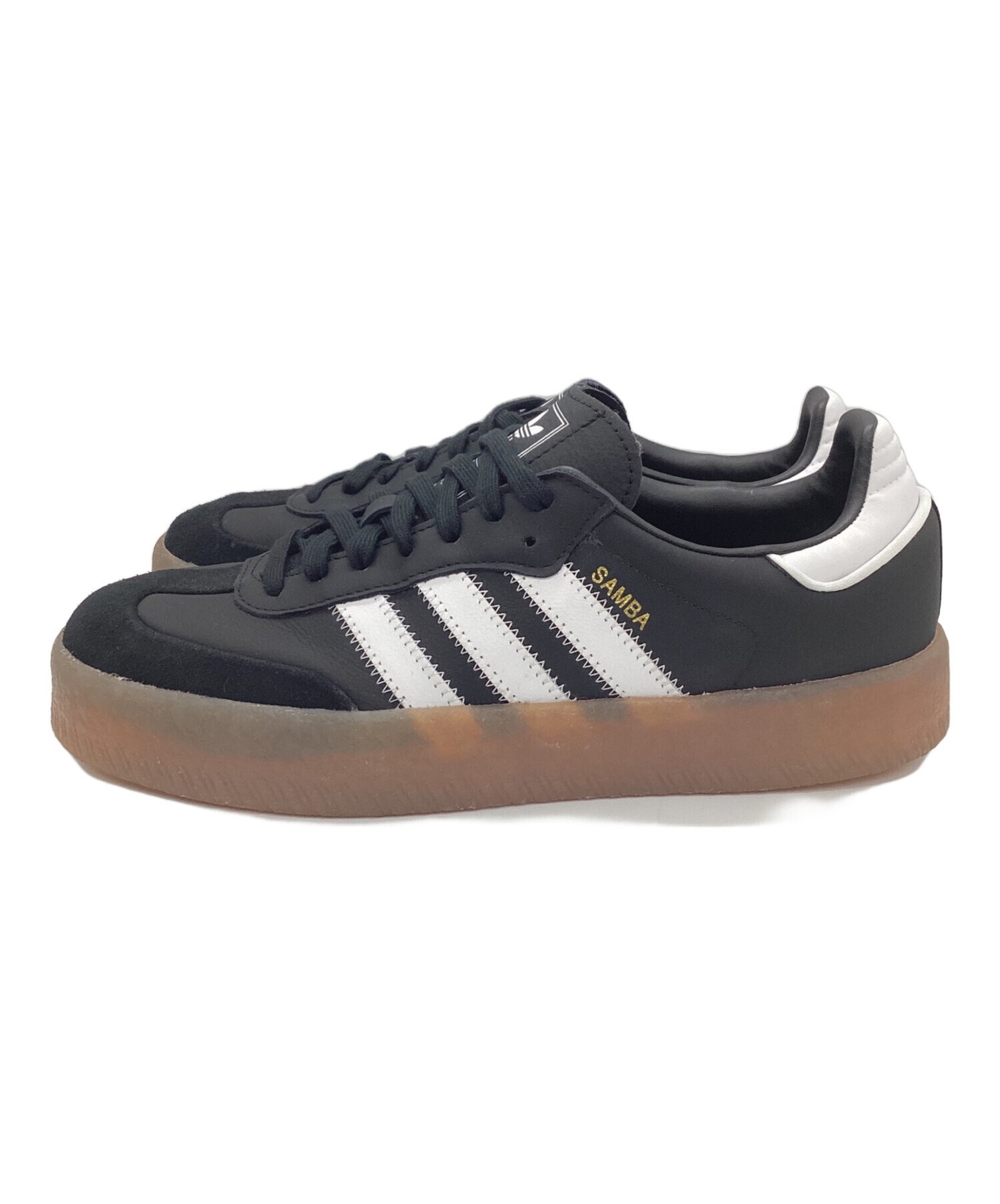 中古・古着通販】adidas (アディダス) スニーカー ブラック サイズ:27