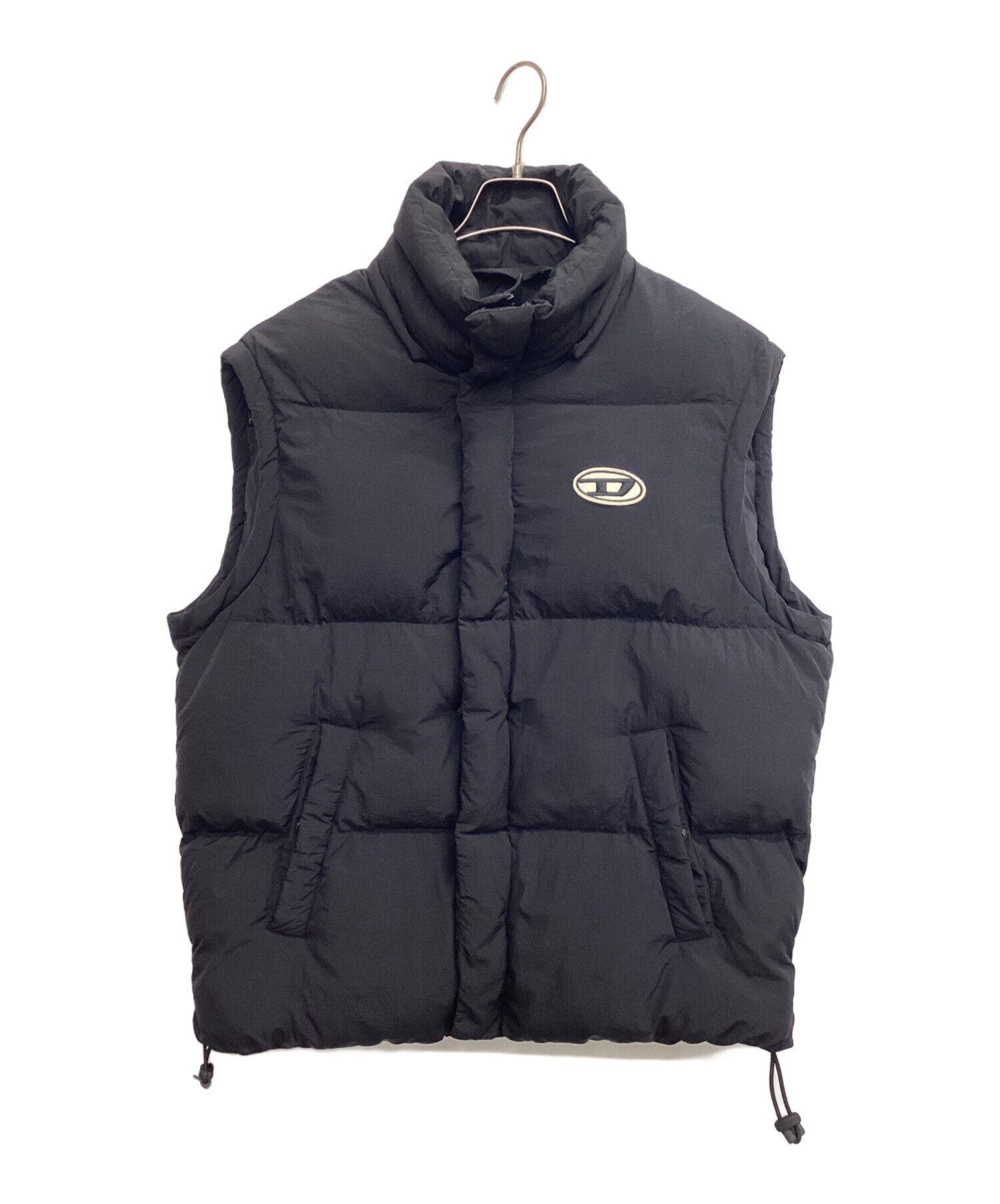中古・古着通販】DIESEL (ディーゼル) 中綿ベスト ブラック サイズ:M 