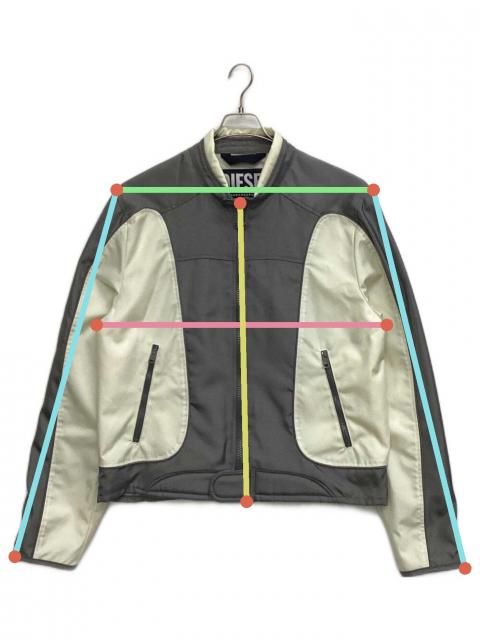 中古・古着通販】DIESEL (ディーゼル) ジップジャケット グレー