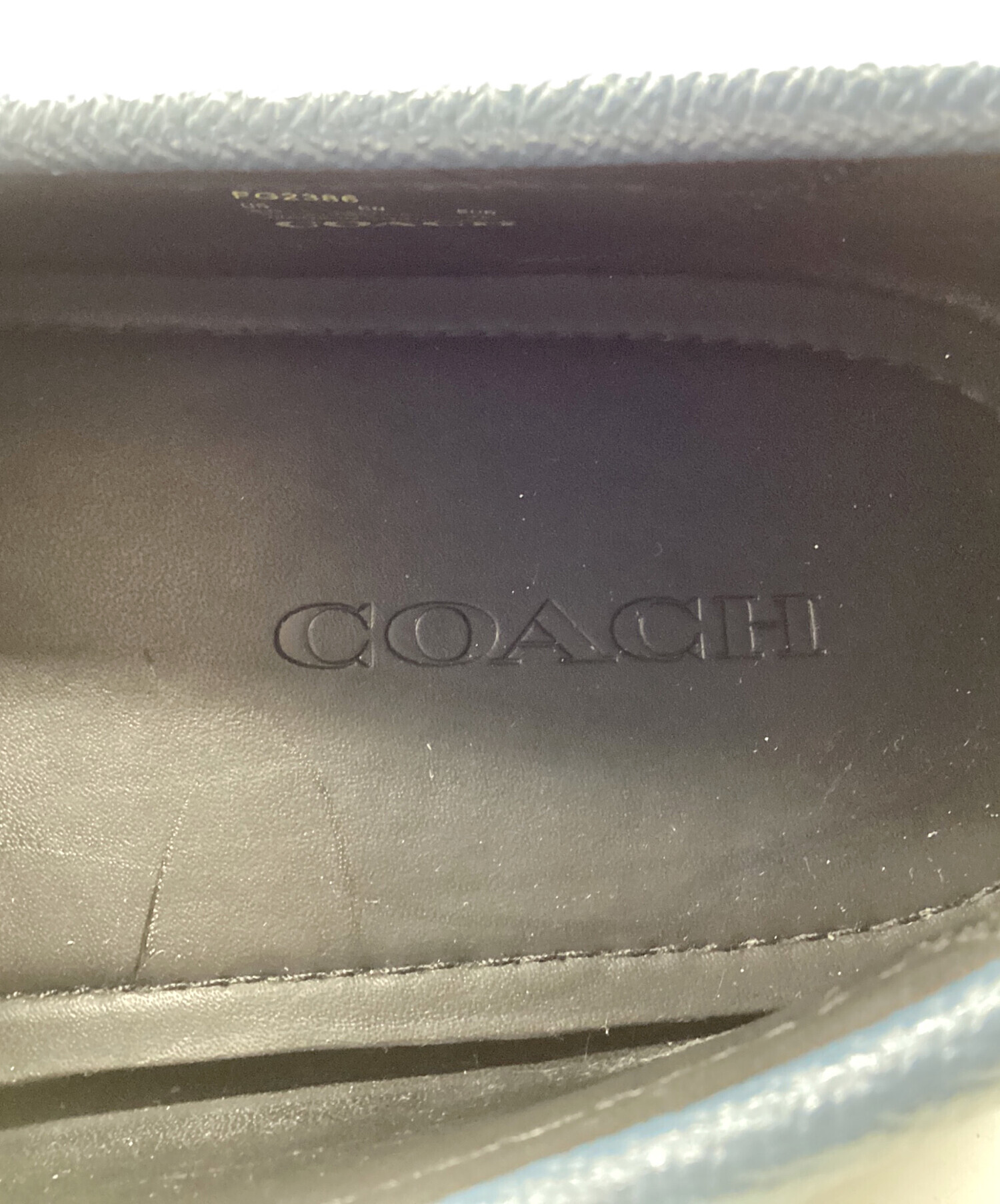 中古・古着通販】COACH (コーチ) ローファー ネイビー サイズ:42 