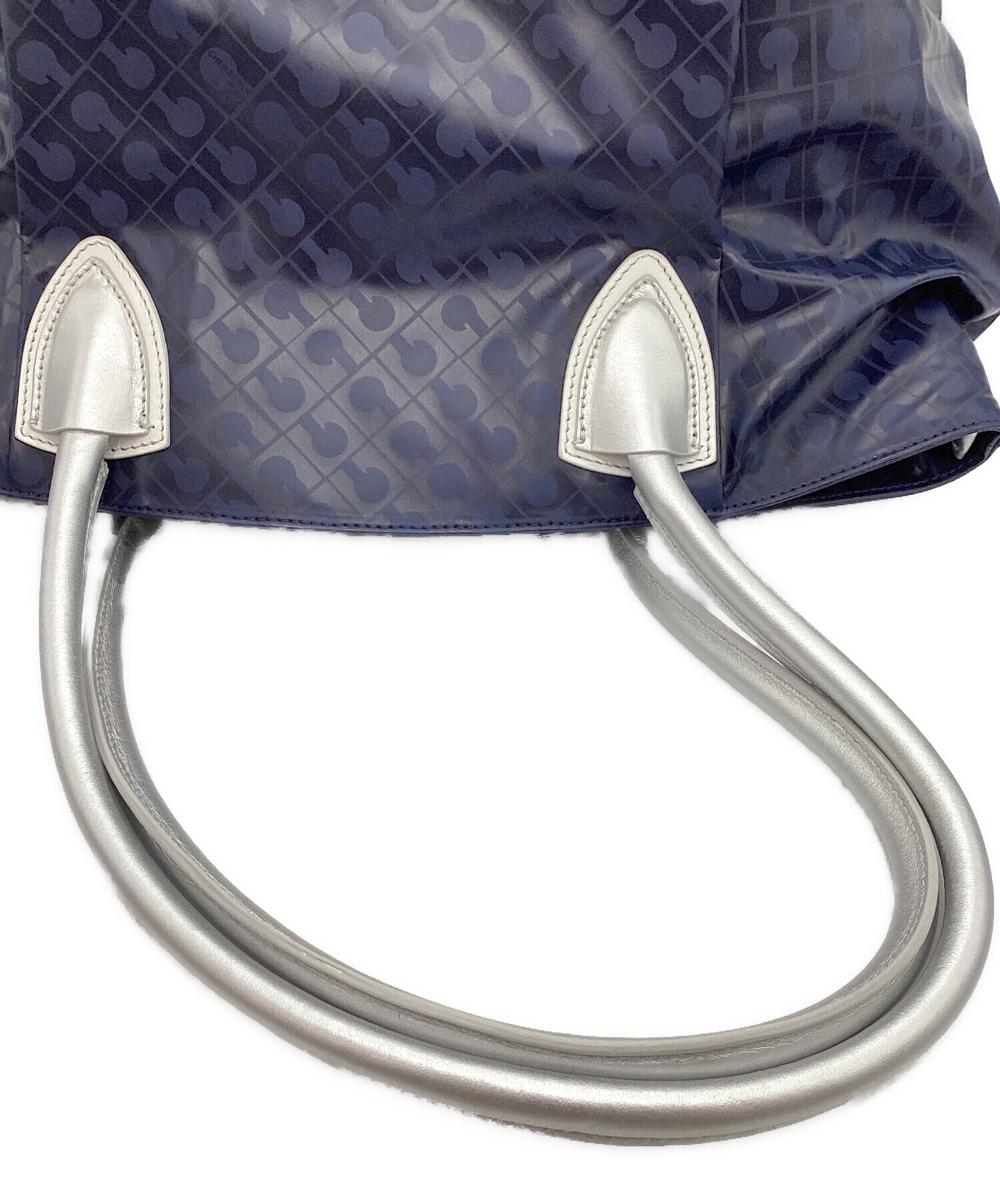 中古・古着通販】GHERARDINI (ゲラルディーニ) トートバッグ ネイビー