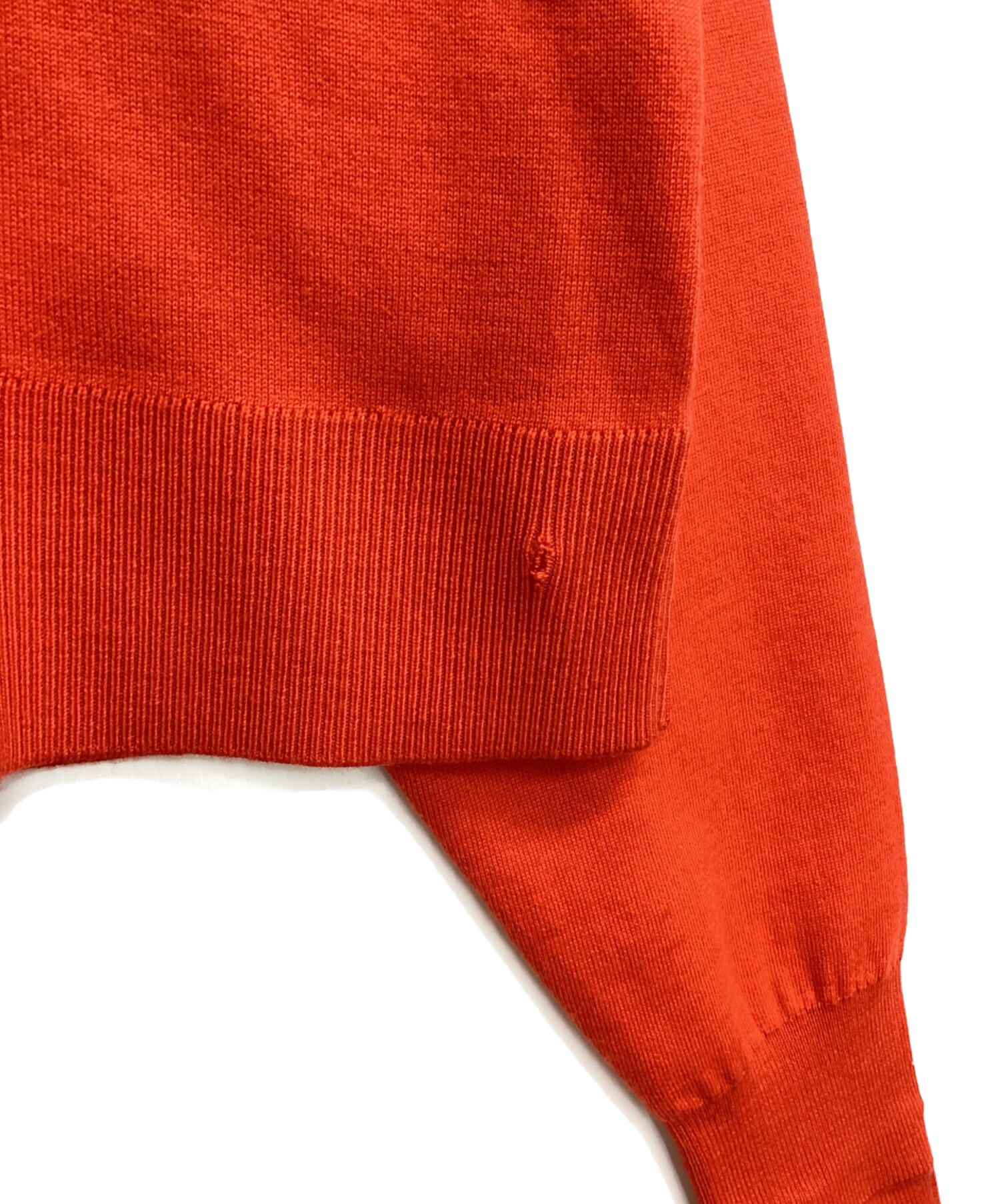 中古・古着通販】ENFOLD (エンフォルド) 厚手ニット オレンジ サイズ
