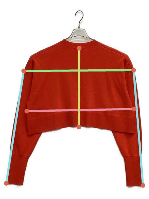 中古・古着通販】ENFOLD (エンフォルド) 厚手ニット オレンジ サイズ