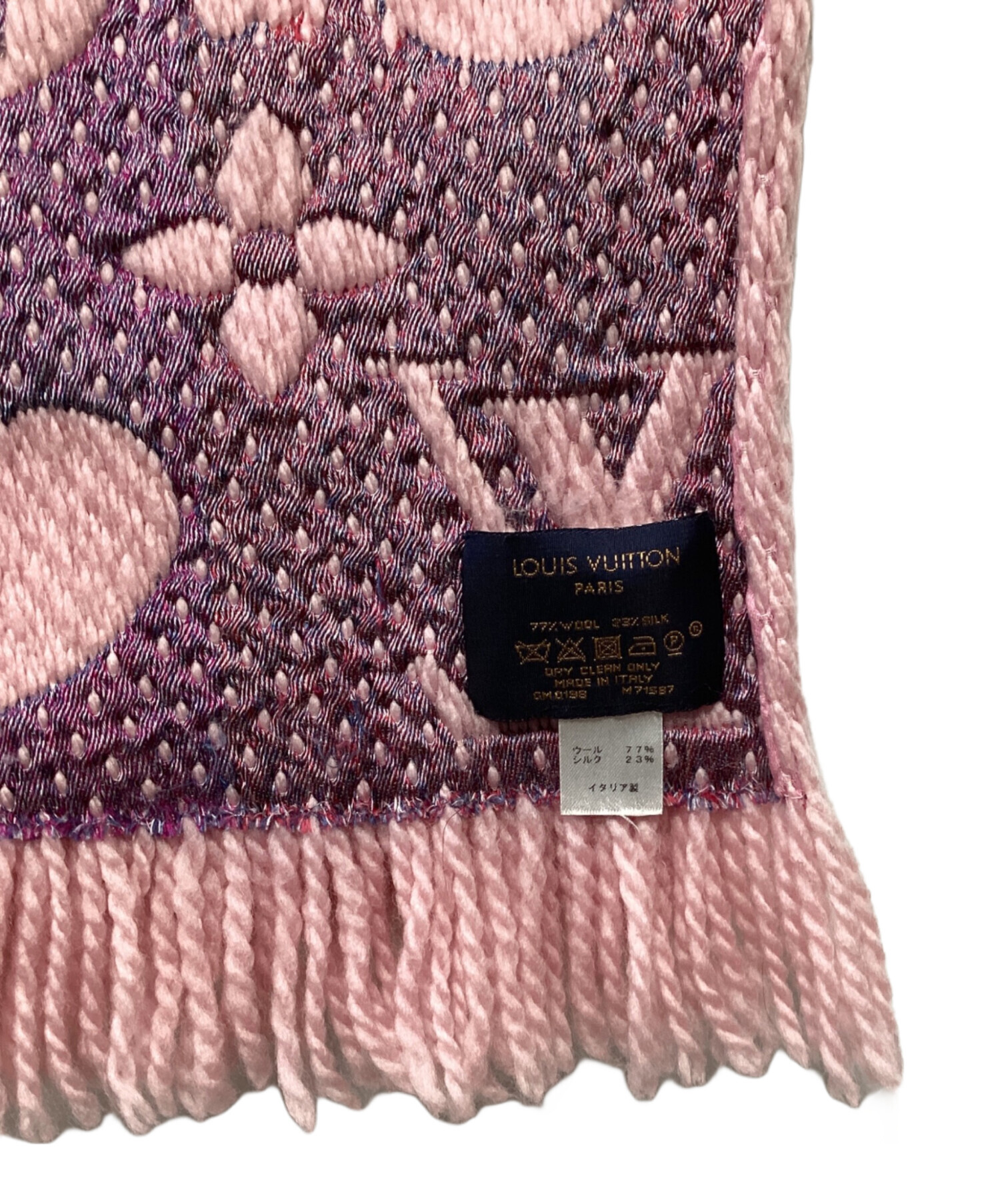 中古・古着通販】LOUIS VUITTON (ルイ ヴィトン) マフラー ピンク