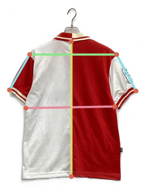 中古・古着通販】UMBRO (アンブロ) ゲームシャツ レッド×ホワイト