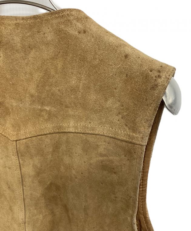 中古・古着通販】LEVI'S (リーバイス) スウェードベスト キャメル