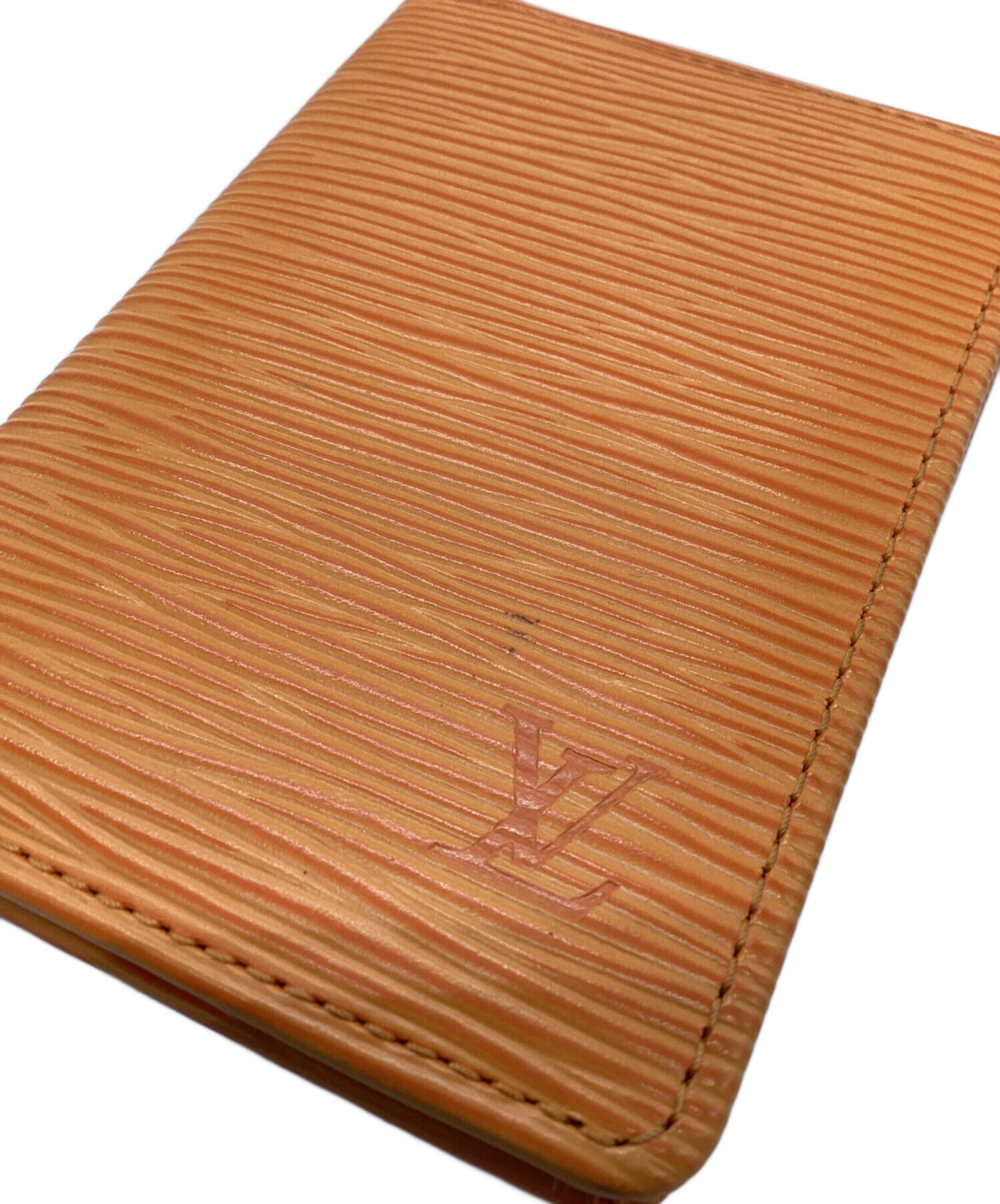中古・古着通販】LOUIS VUITTON (ルイ ヴィトン) パスケース オレンジ
