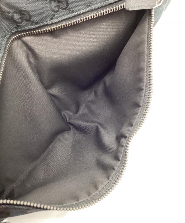 GUCCI ブラック ウエストポーチ 中古・古着通販】GUCCI (グッチ) ウエストポーチ ブラック｜ブランド