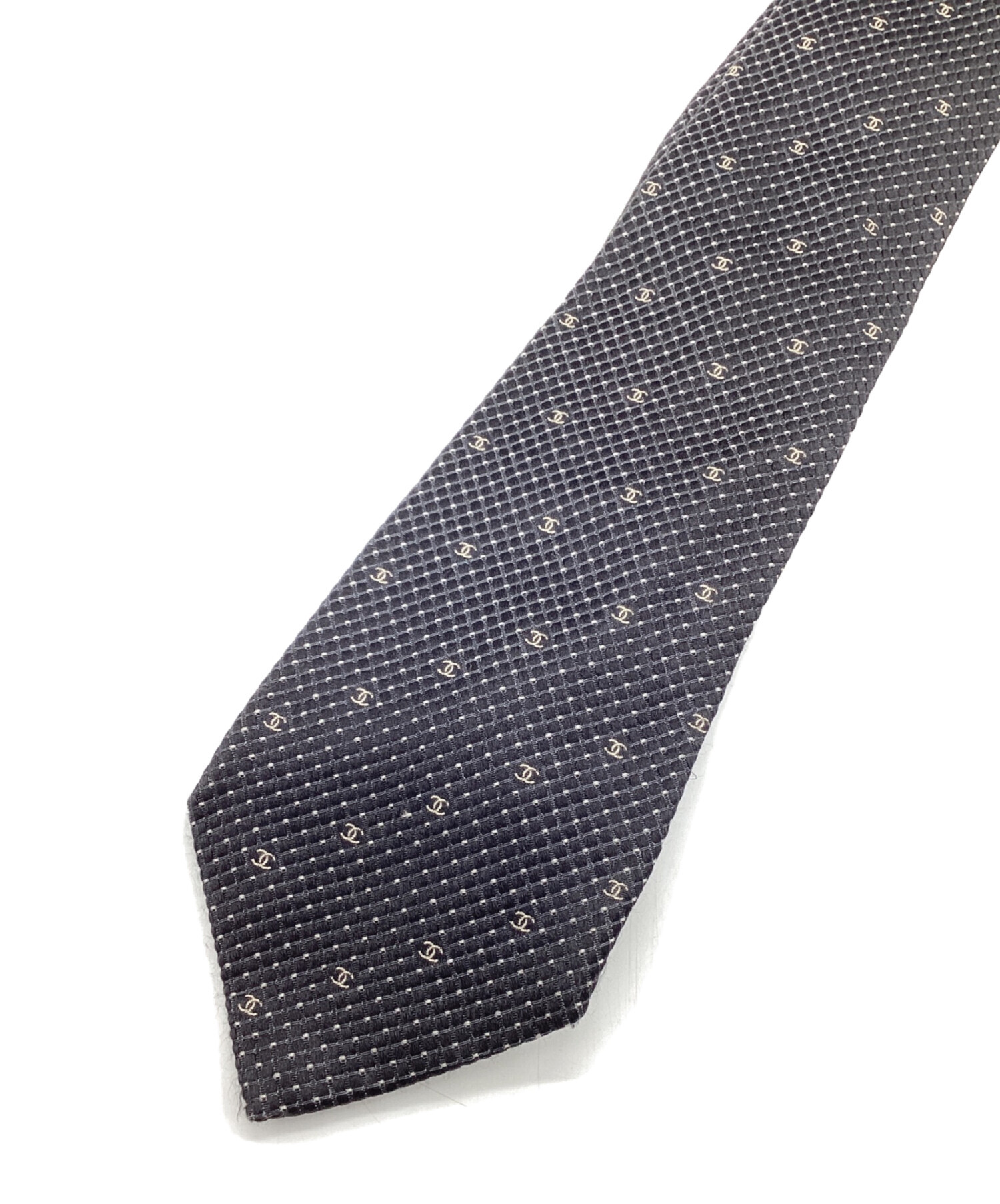 CHANEL 未使用 ネクタイ 中古・古着通販】CHANEL (シャネル) ネクタイ ブラック サイズ:FREE