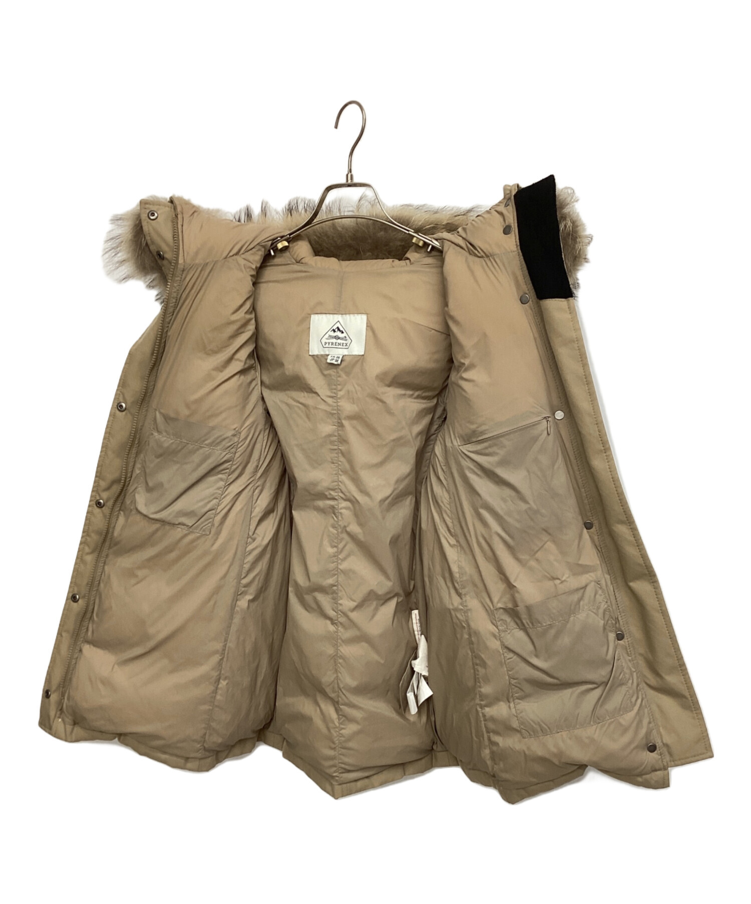 中古・古着通販】Pyrenex (ピレネックス) ダウンコート ベージュ