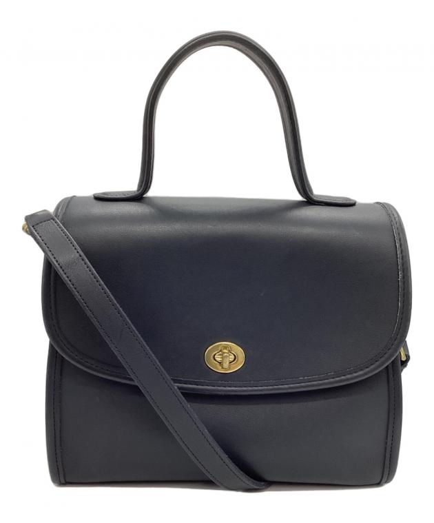 中古・古着通販】COACH (コーチ) 2WAYバッグ ネイビー｜ブランド・古着