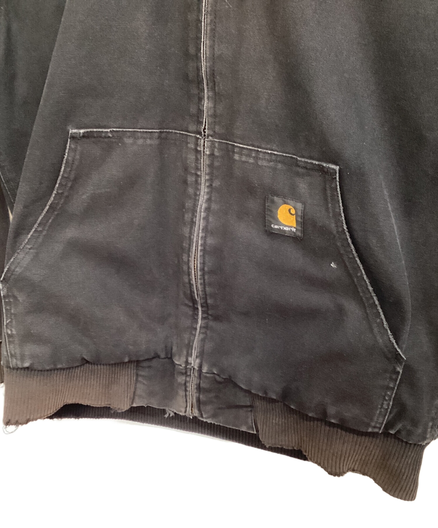 中古・古着通販】CarHartt (カーハート) ジップパーカー ブラック