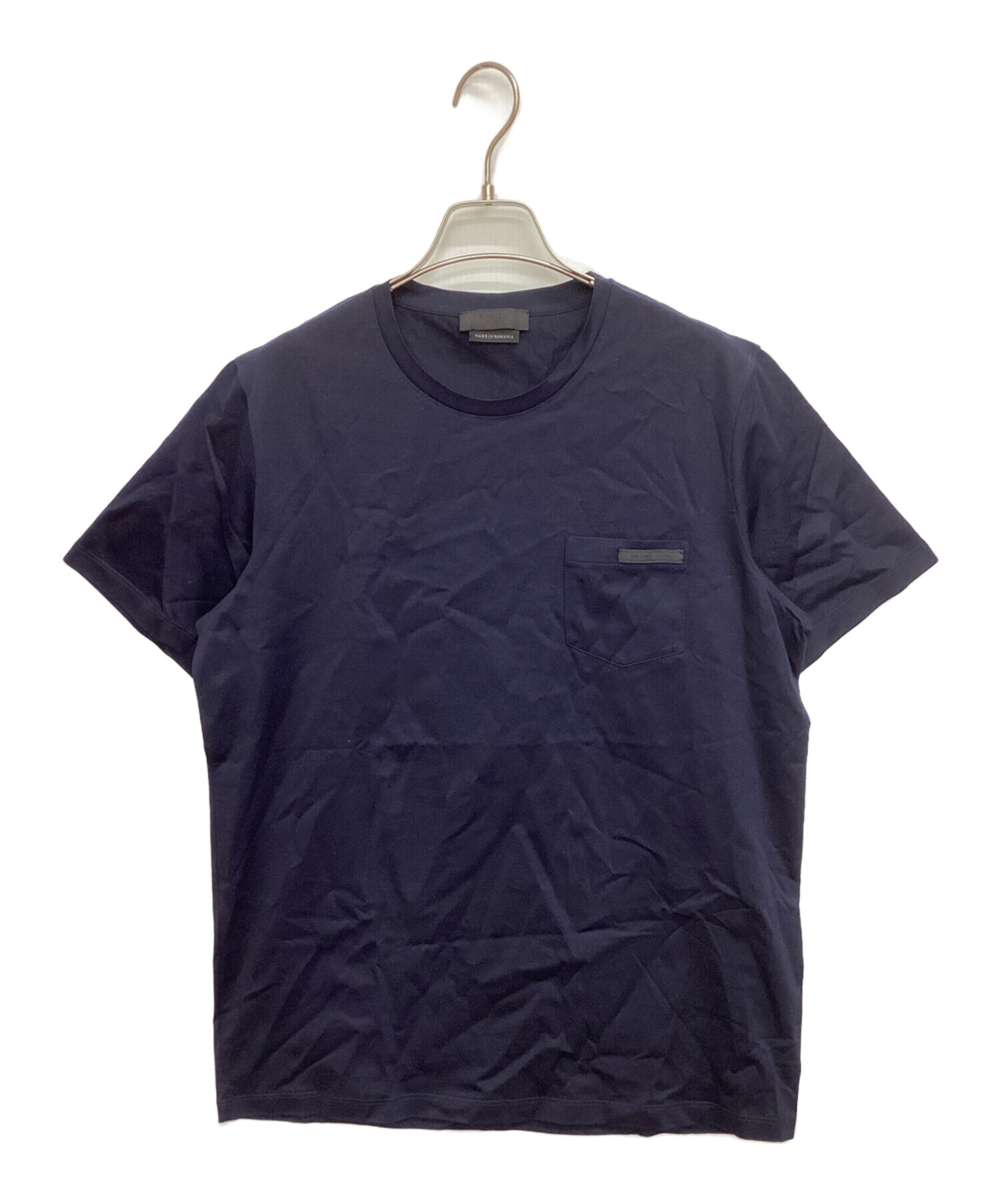 中古・古着通販】PRADA (プラダ) 半袖カットソー ネイビー サイズ:M