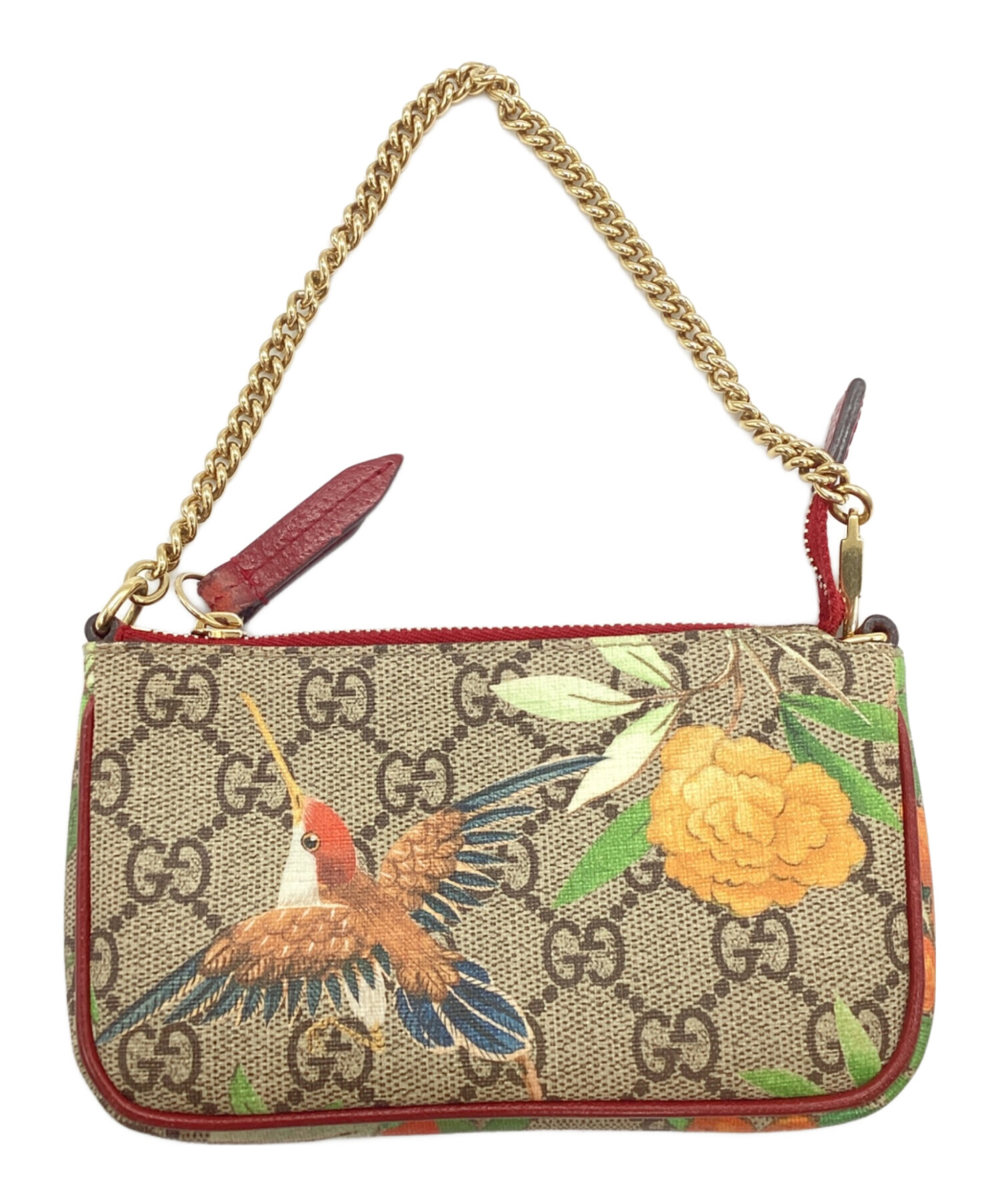 中古・古着通販】GUCCI (グッチ) ショルダーポーチ ブラウン｜ブランド 